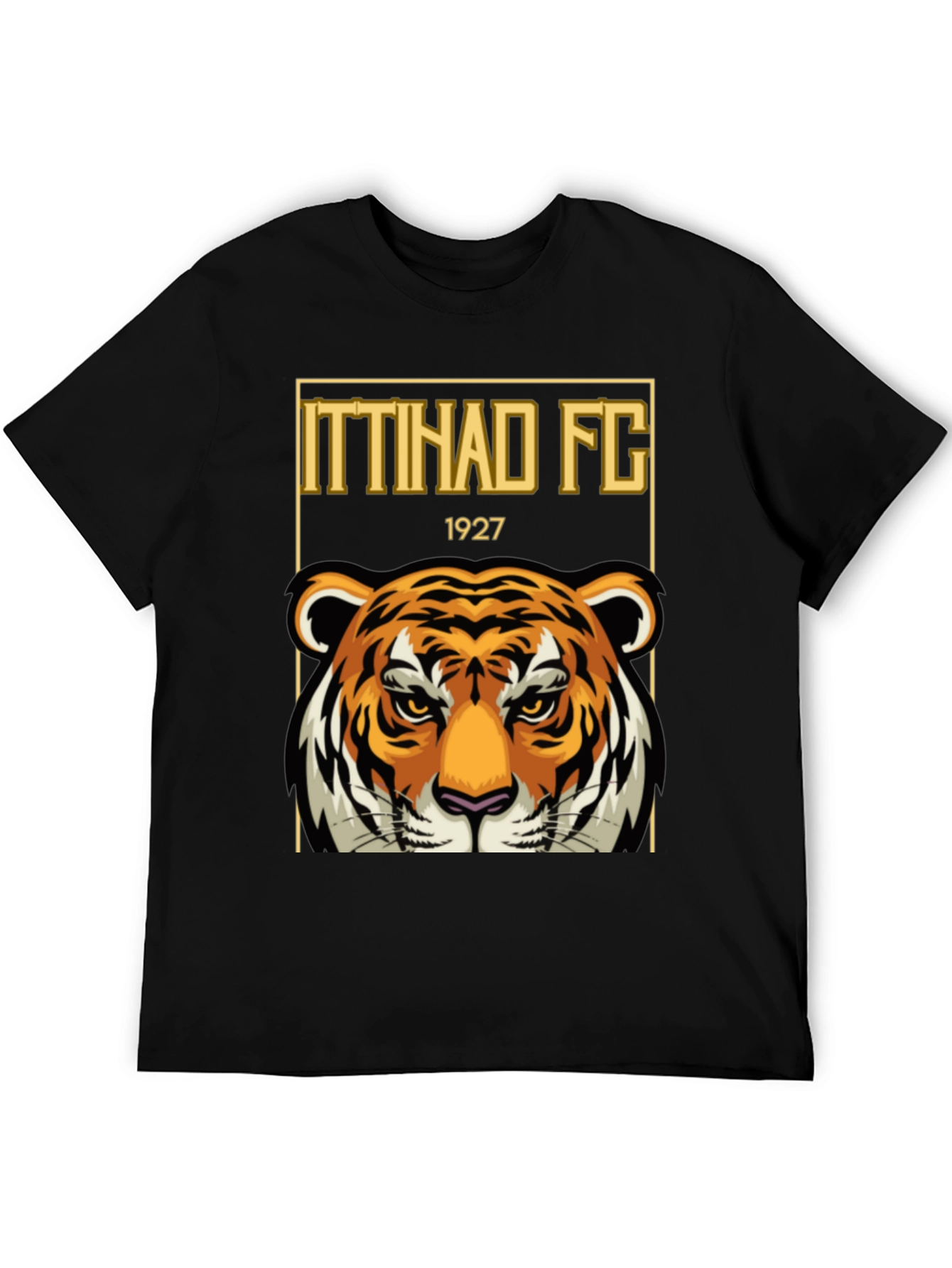 Ittihad FC Tiger Graphic T-Shirt - Black