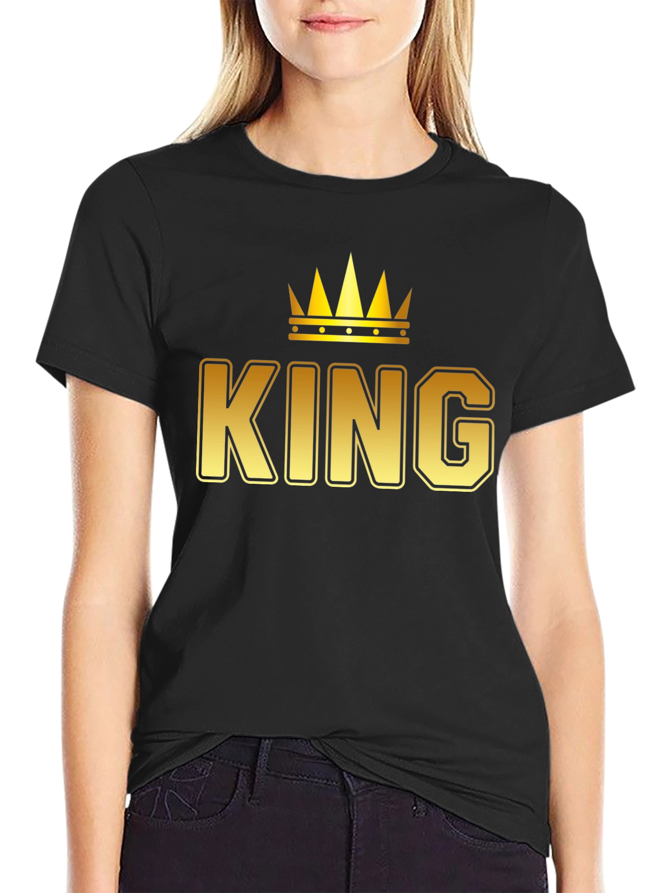King Crown Gold Graphic T-Shirt