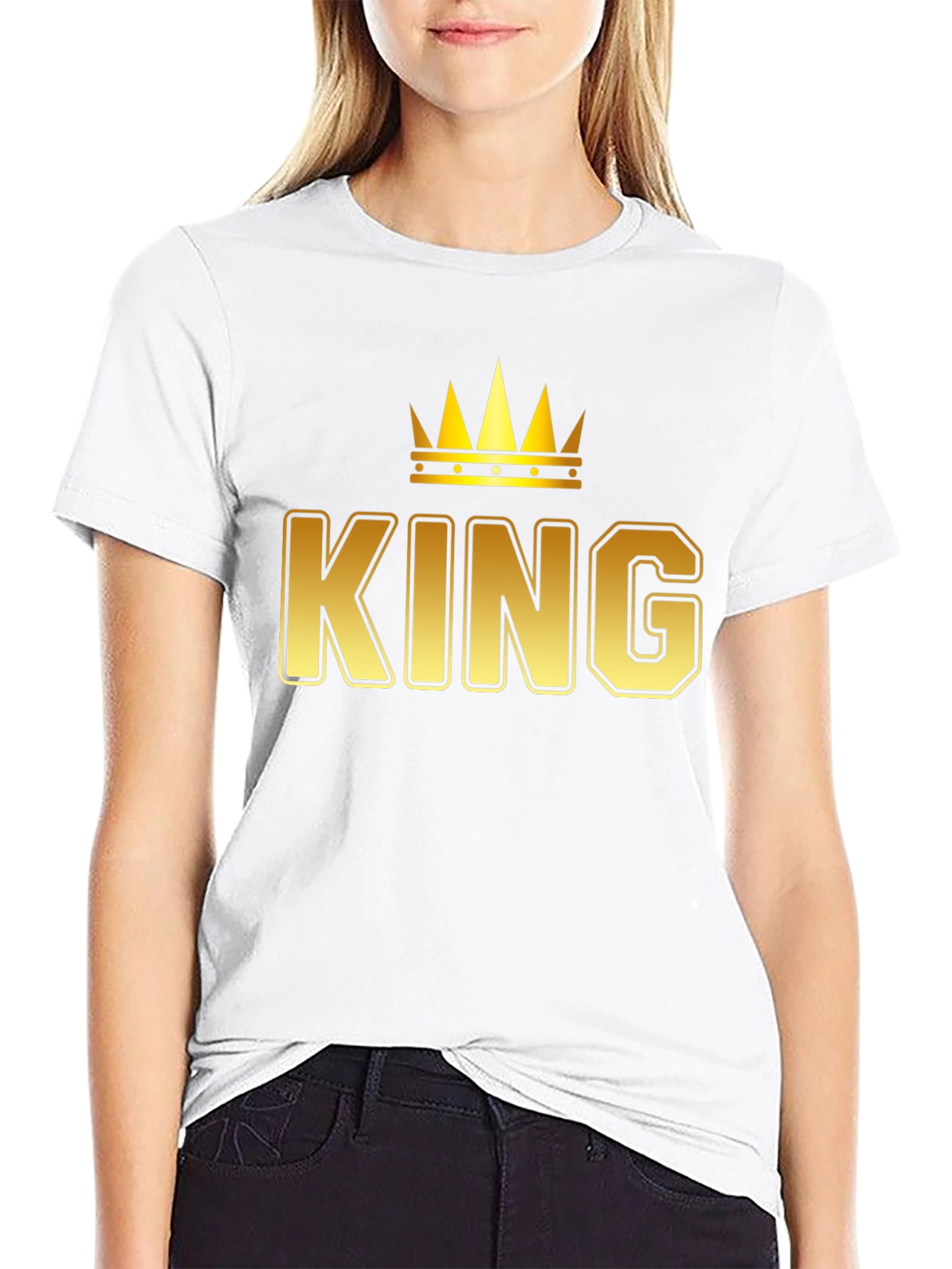 King Crown Gold Graphic T-Shirt