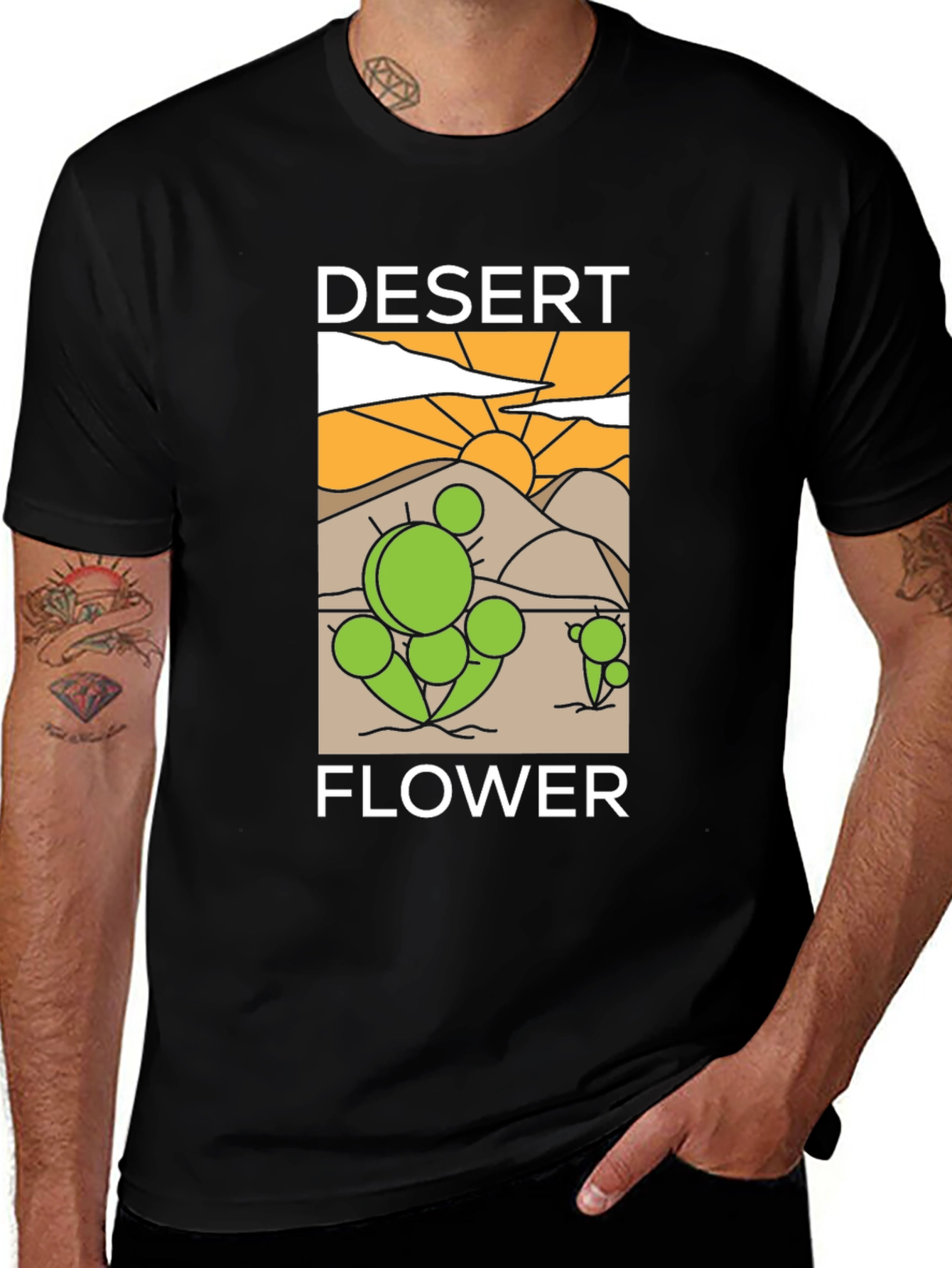 Desert Flower Graphic T-Shirt