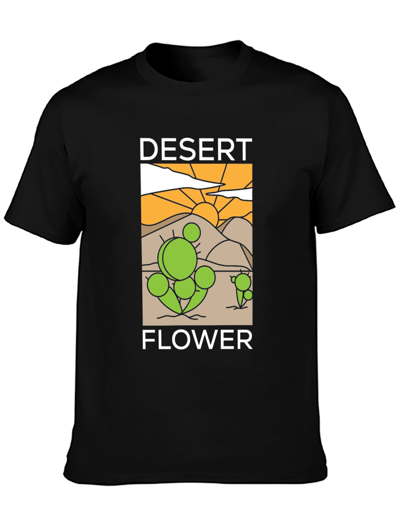 Desert Flower Graphic T-Shirt
