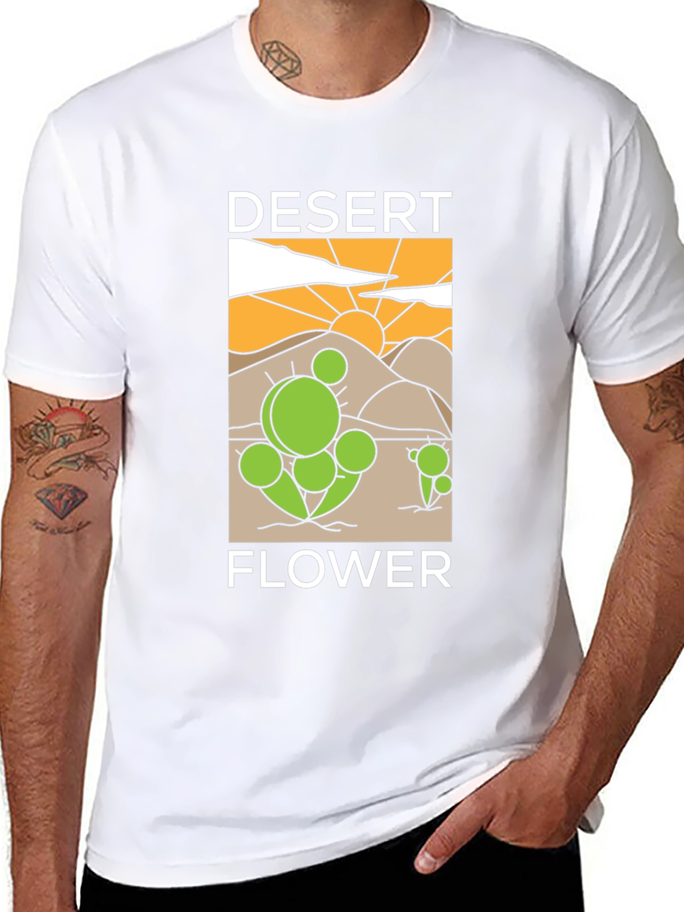 Desert Flower Graphic T-Shirt