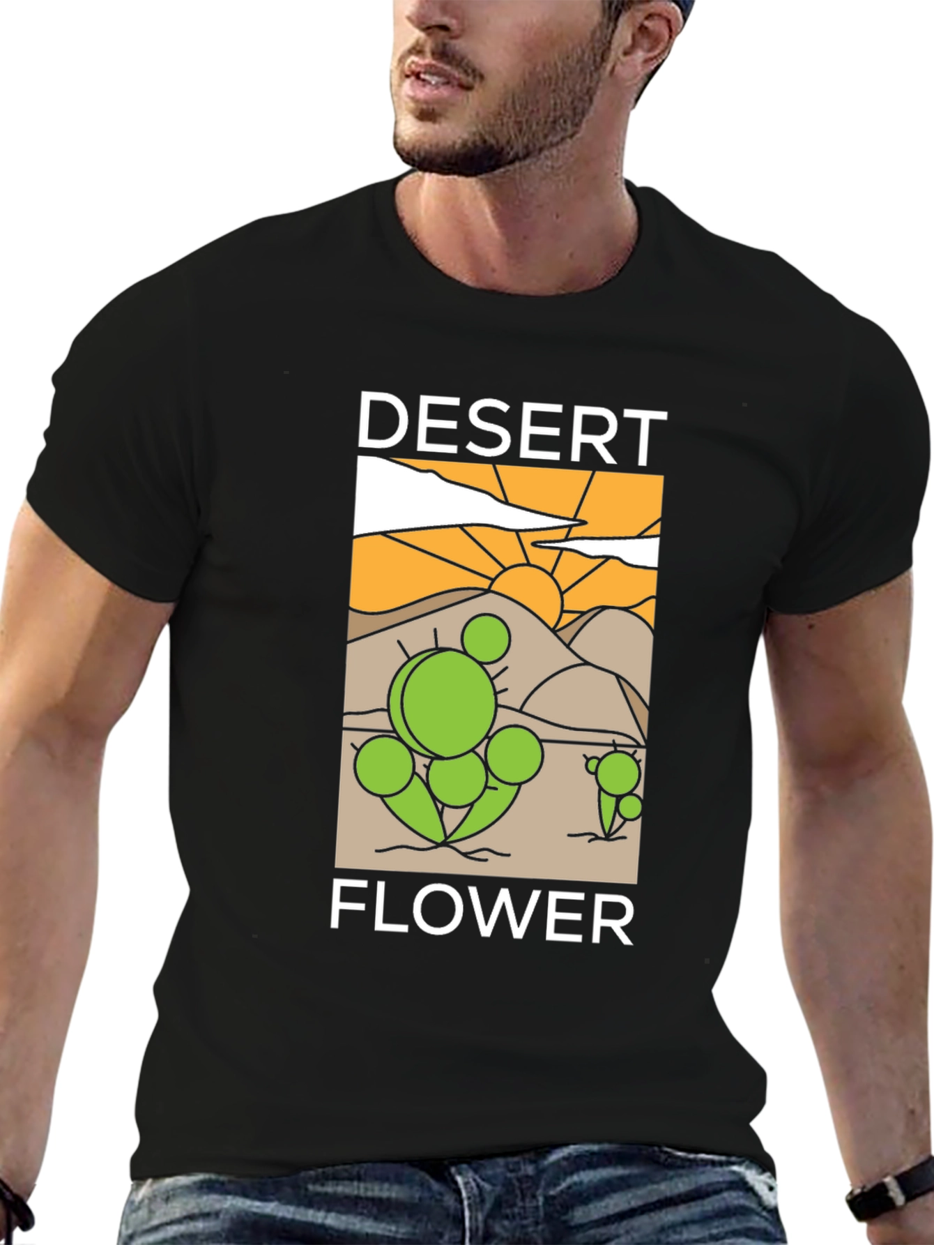 Desert Flower Graphic T-Shirt