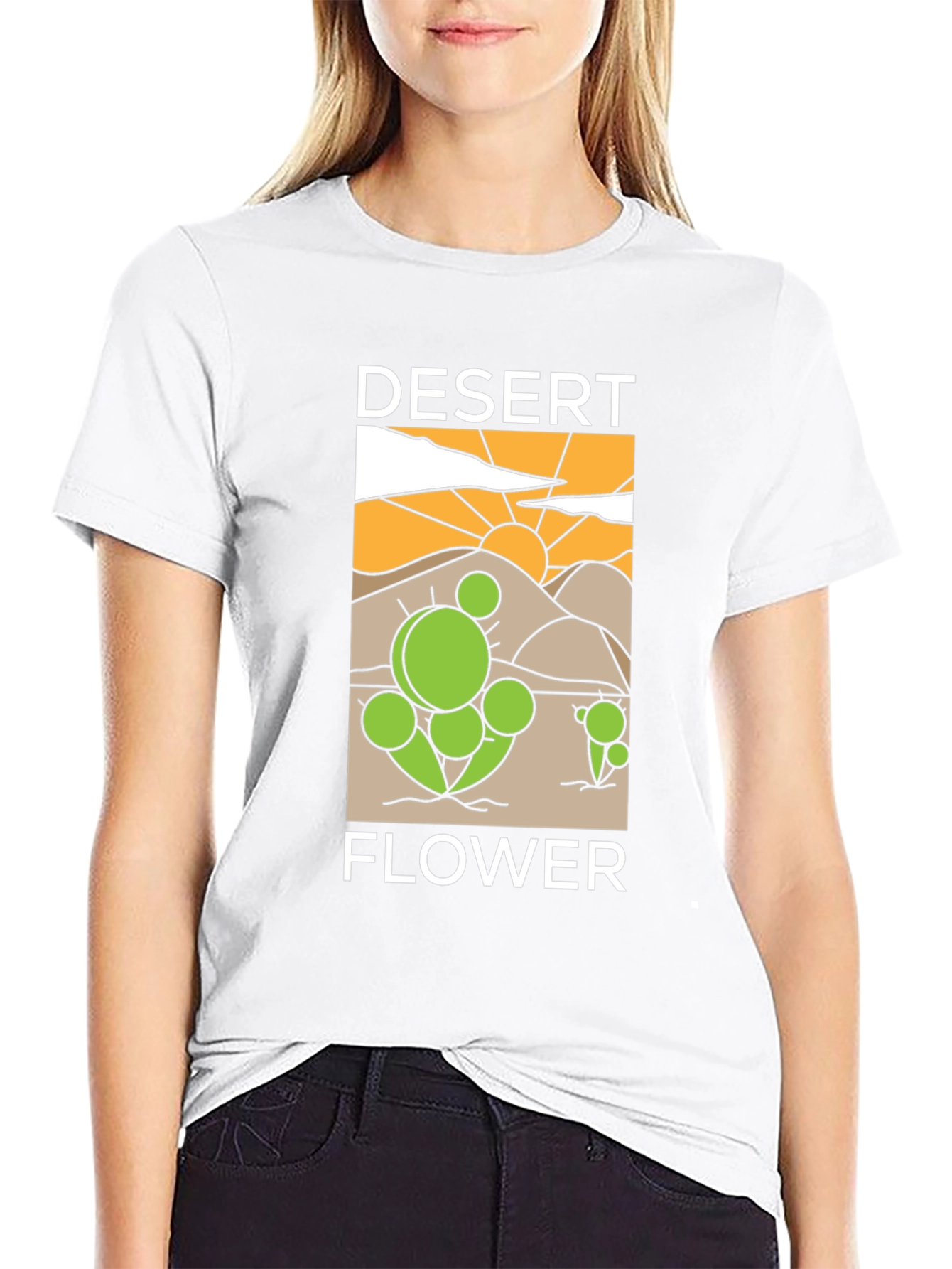 Desert Flower Graphic T-Shirt