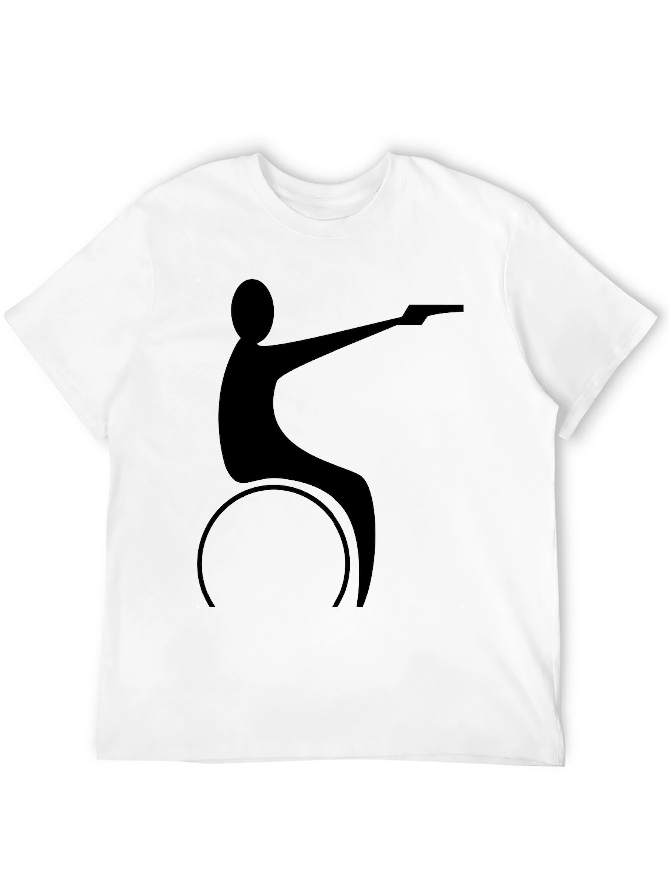 Wheelchair Shooter Black T-Shirt