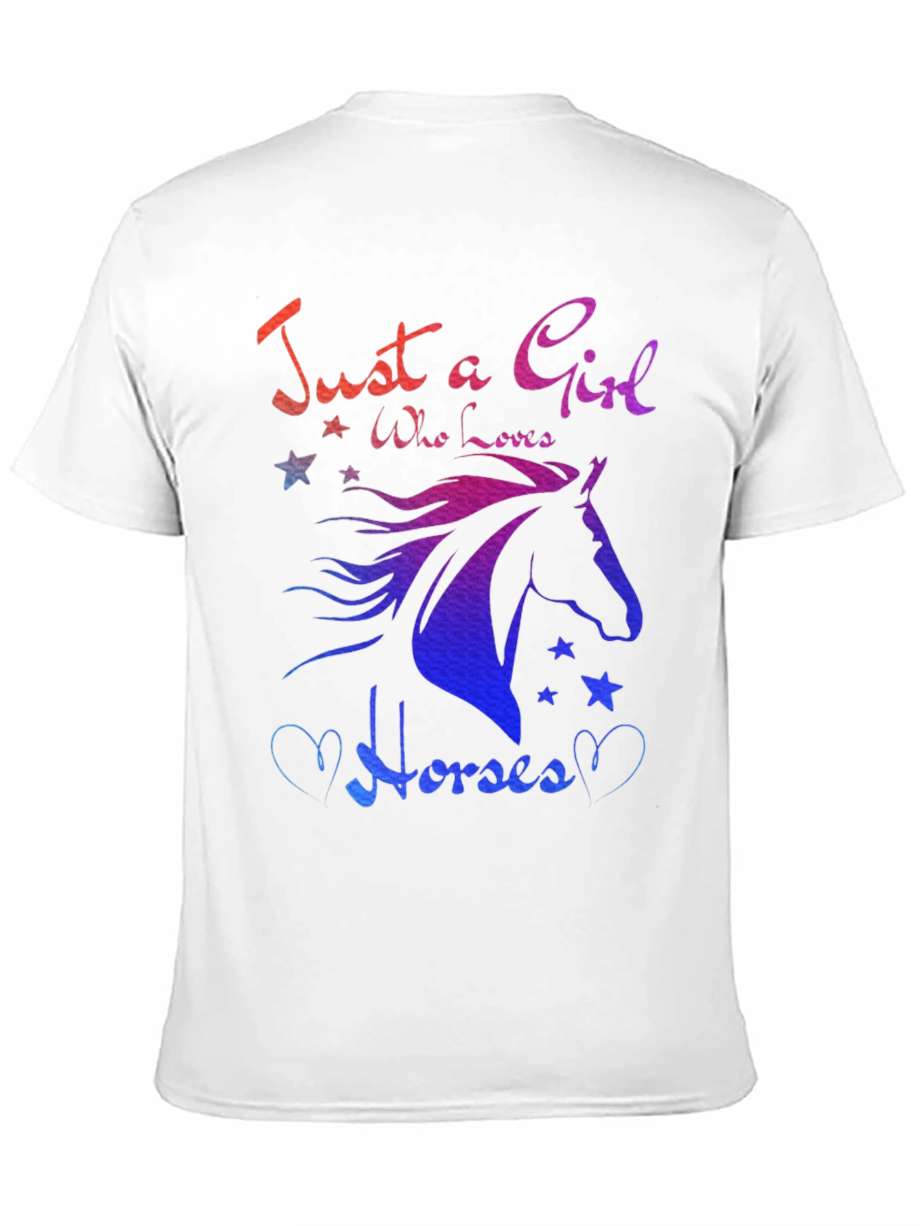 Just A Girl Who Loves Horses Graphic Tee