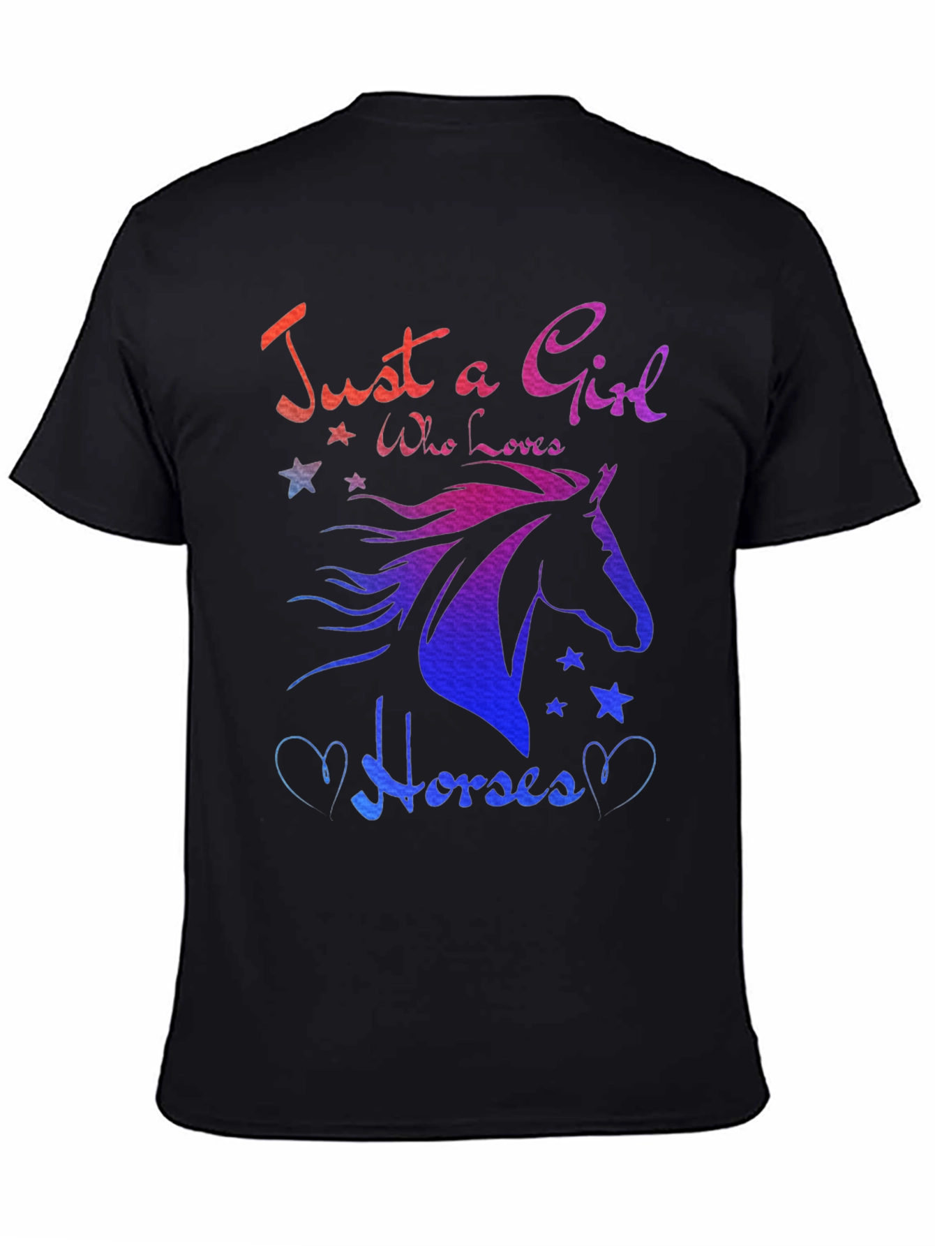 Just A Girl Who Loves Horses Graphic Tee