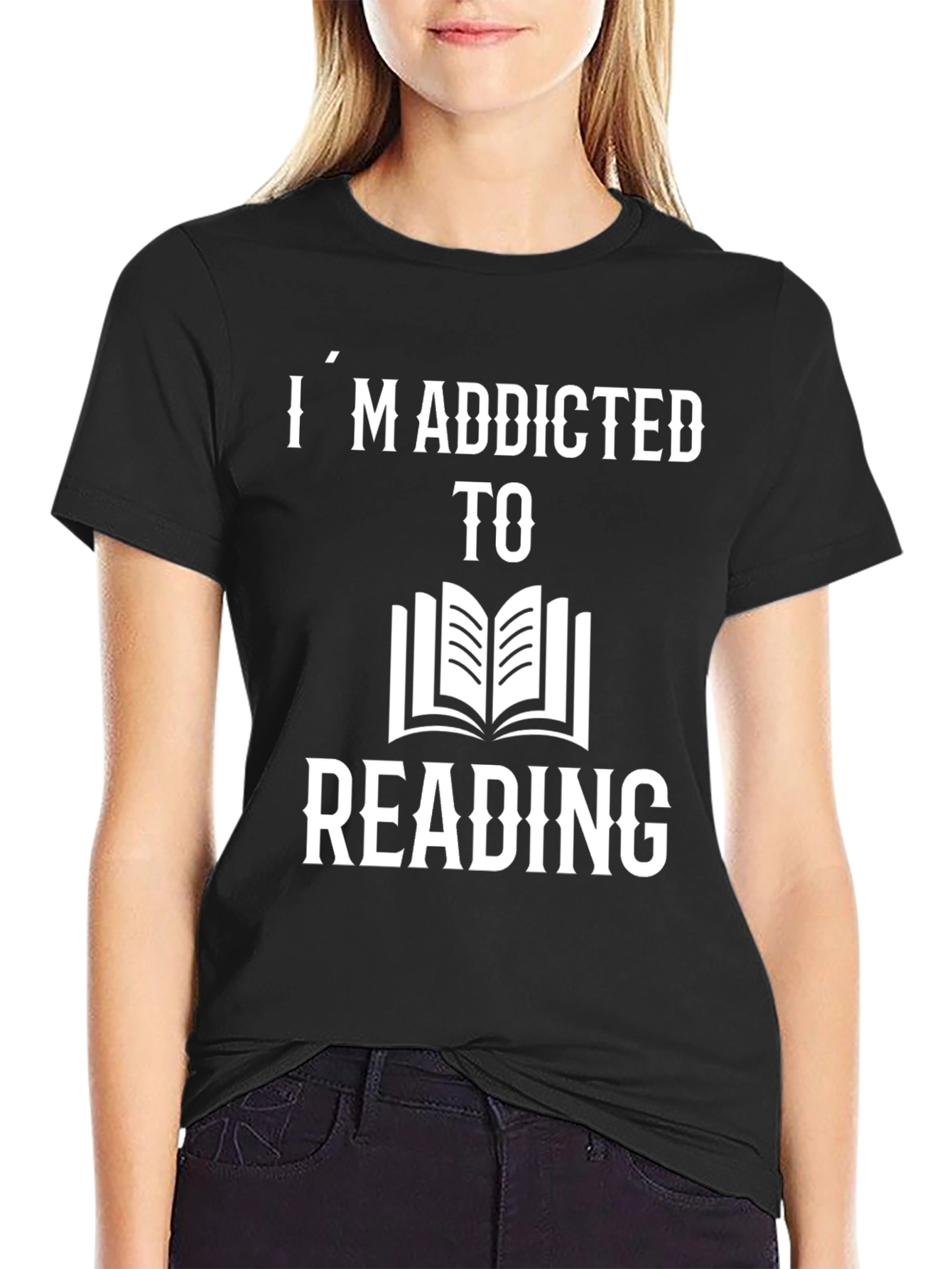 Addicted To Reading Graphic T-Shirt