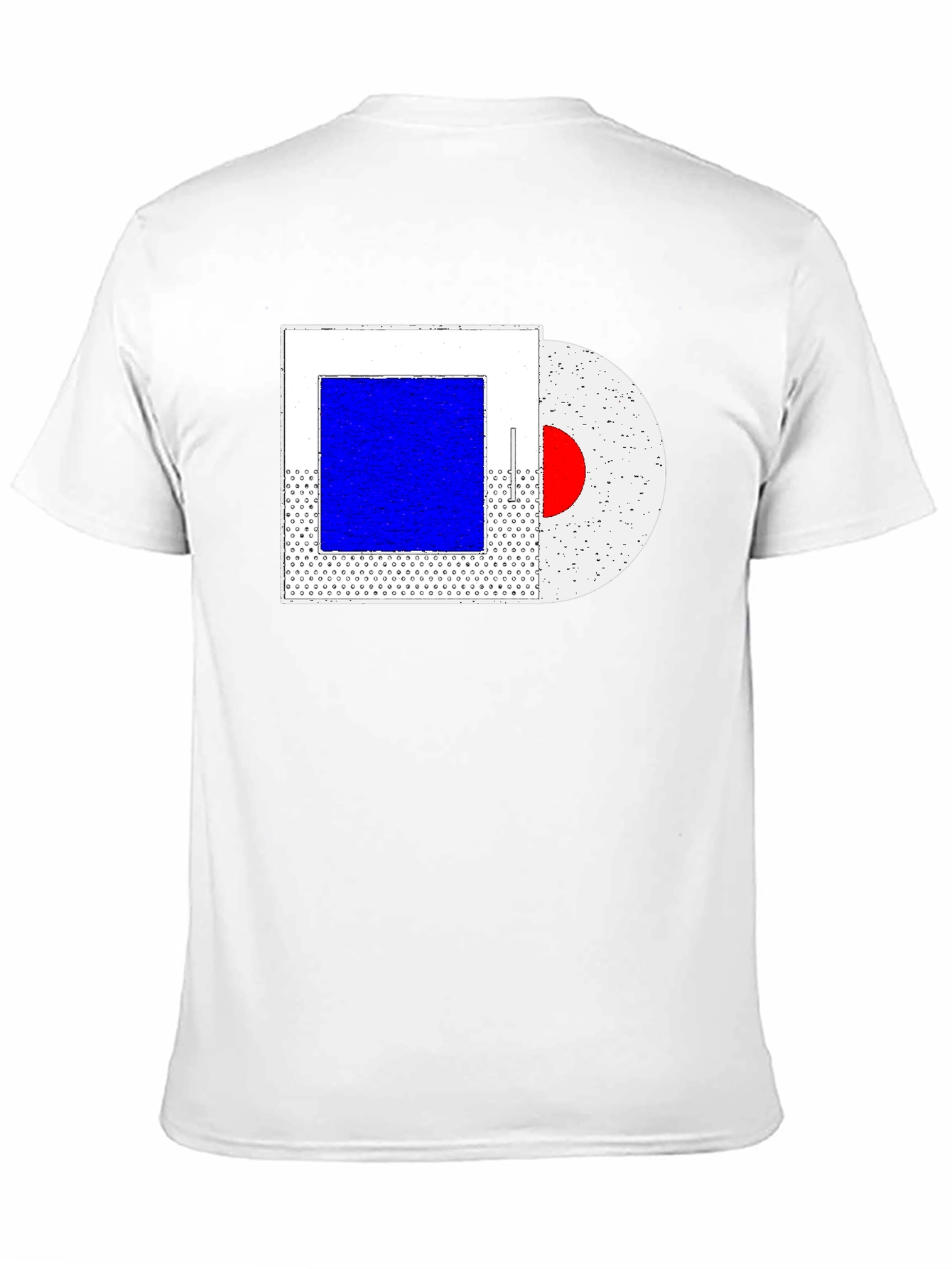 Abstract Art Graphic Tee - Trendy Black T-Shirt