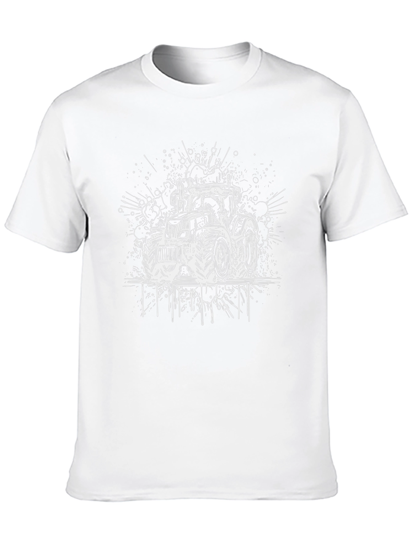 Tractor Graphic Tee - Black