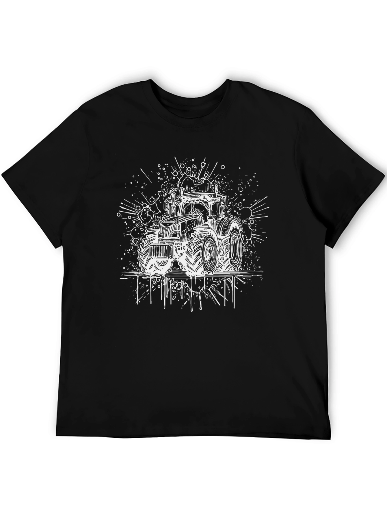 Tractor Graphic Tee - Black