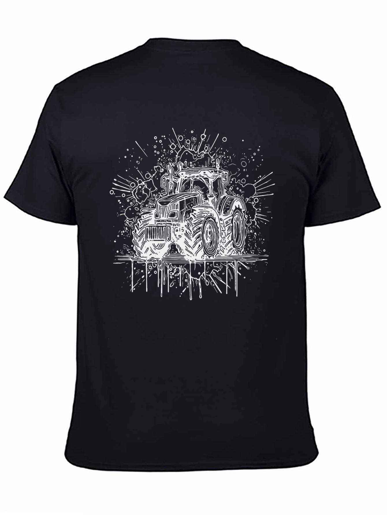 Tractor Graphic Tee - Black