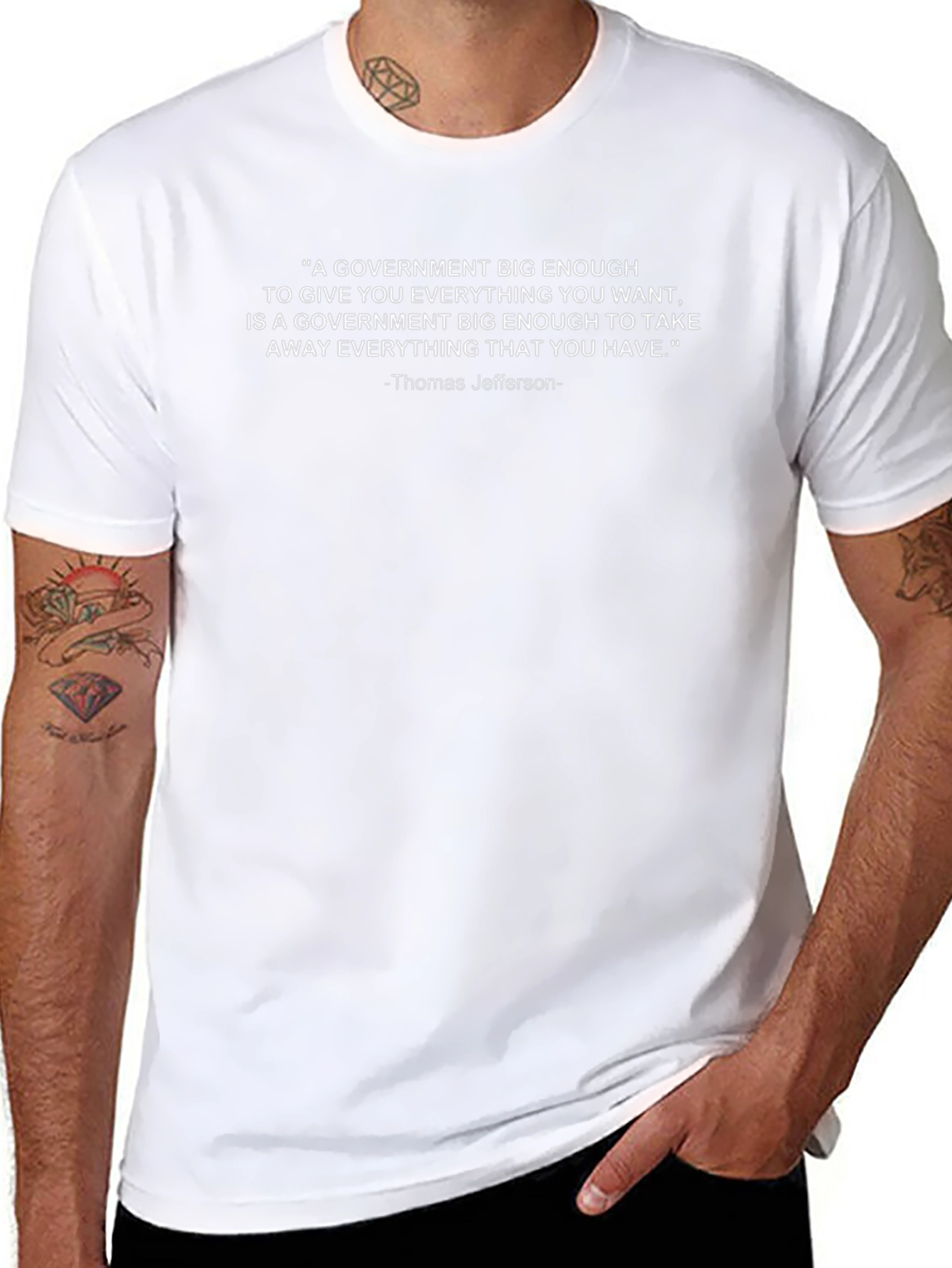 Thomas Jefferson Quote T-Shirt - Political Statement Tee