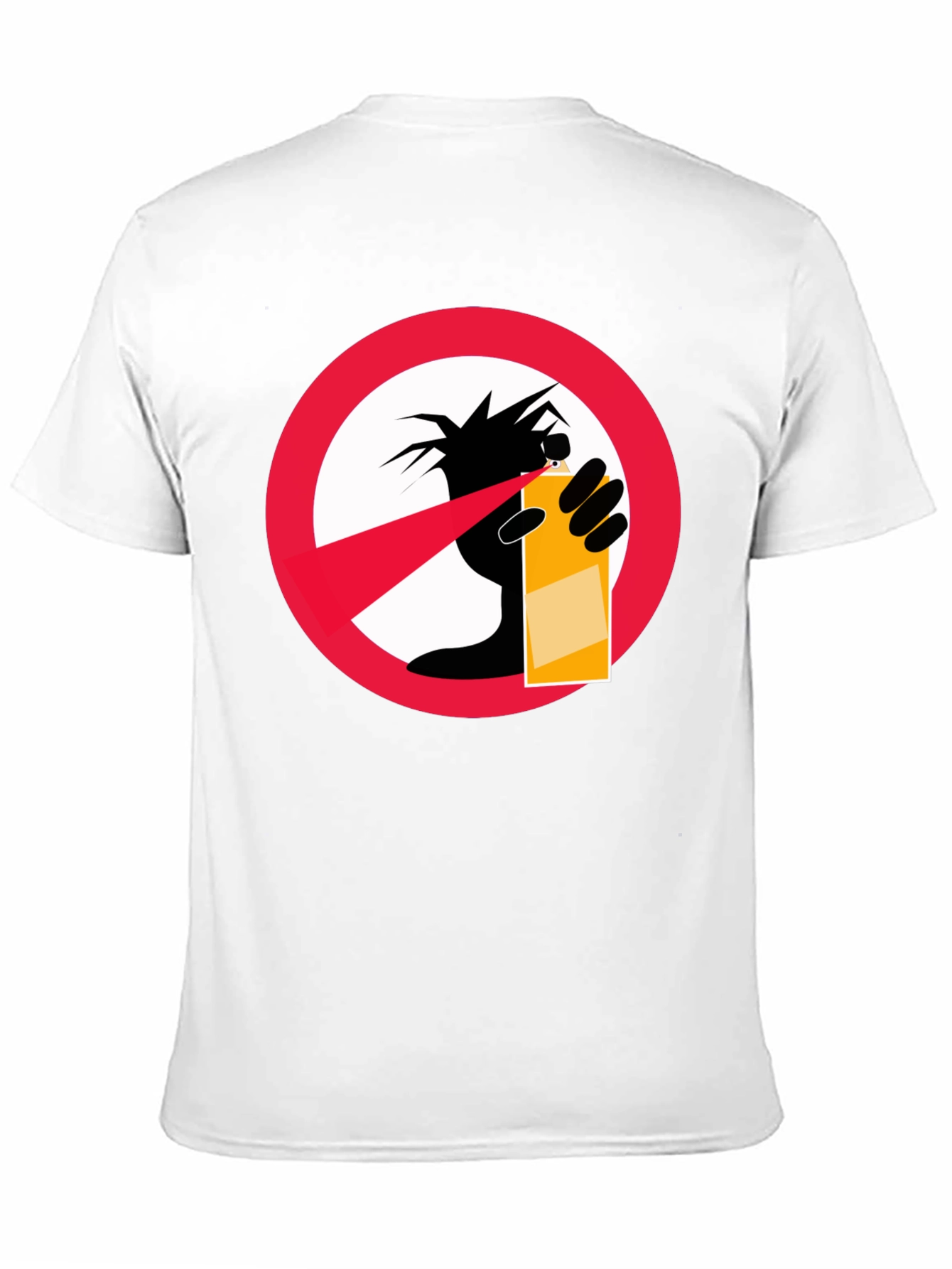 No Graffiti Black T-Shirt