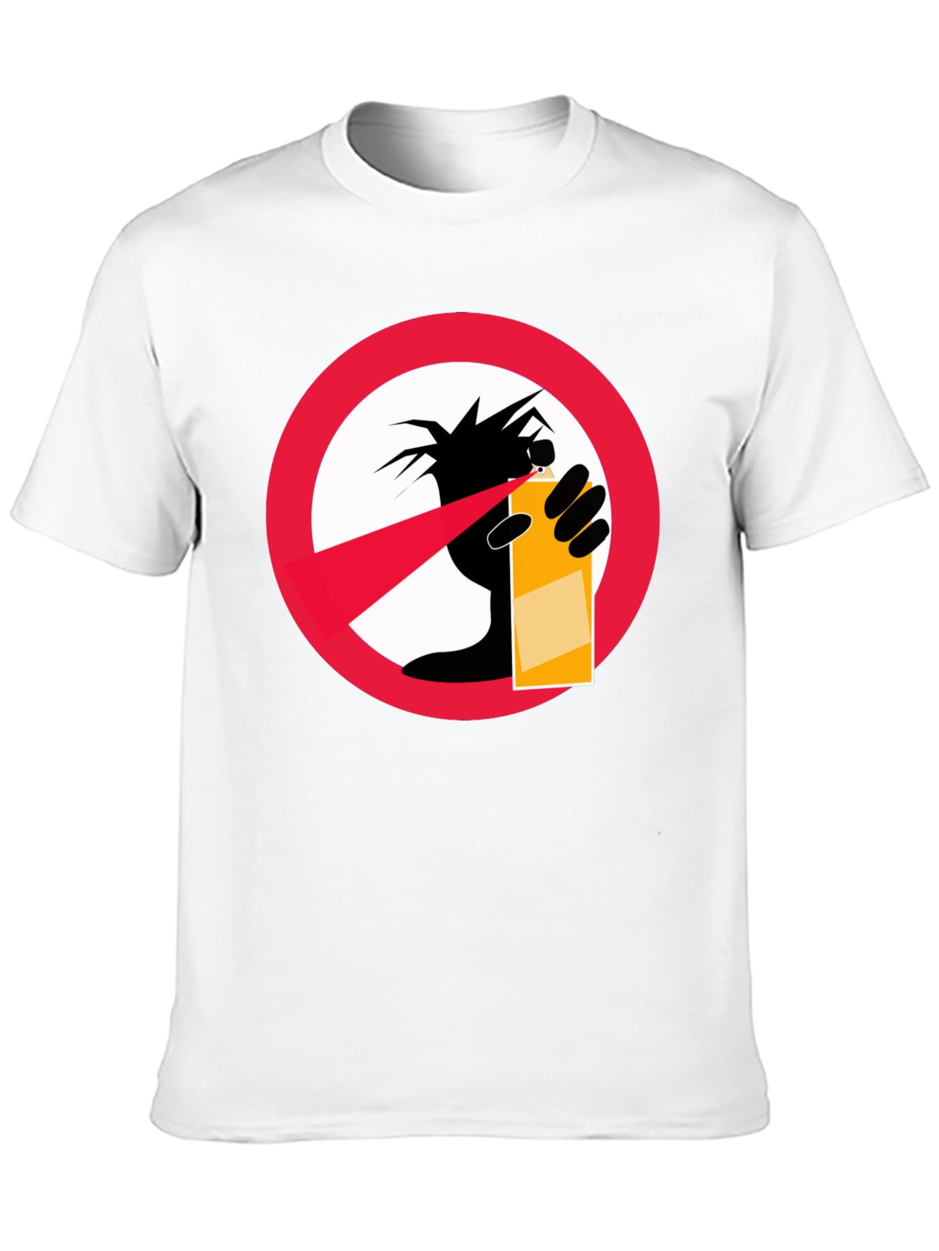 No Graffiti Black T-Shirt