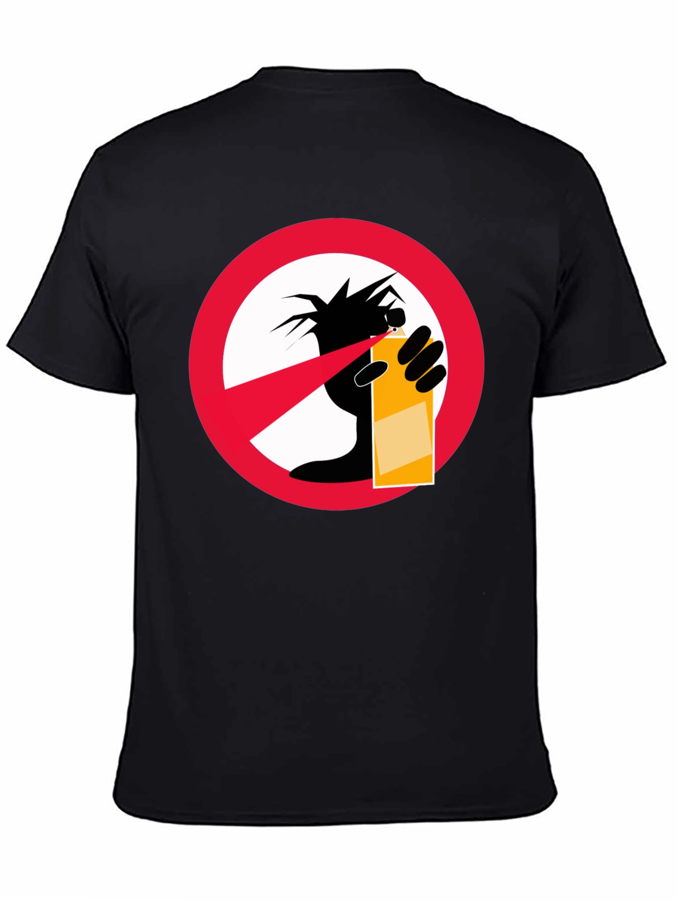 No Graffiti Black T-Shirt