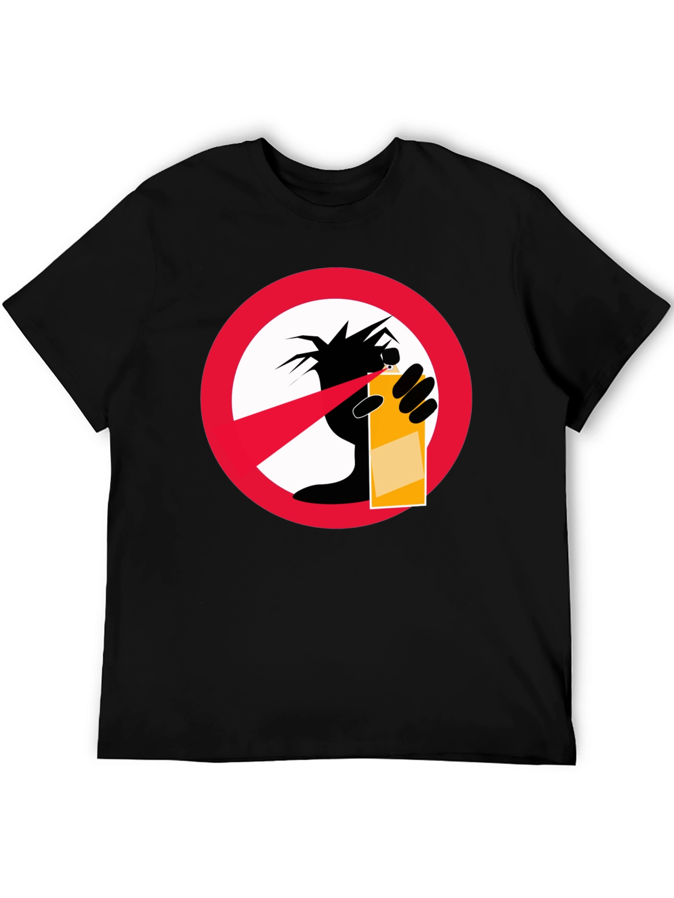 No Graffiti Black T-Shirt