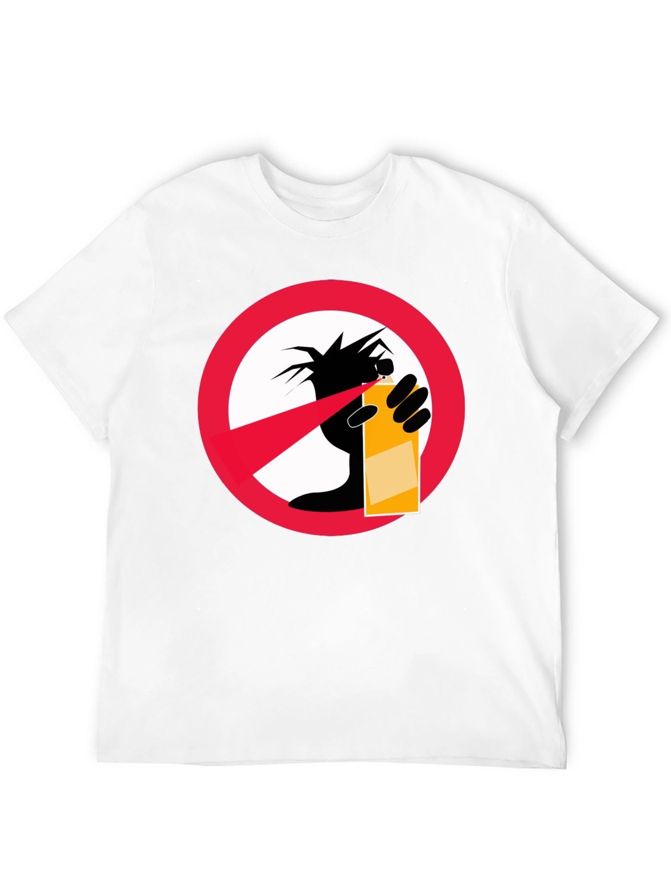 No Graffiti Black T-Shirt