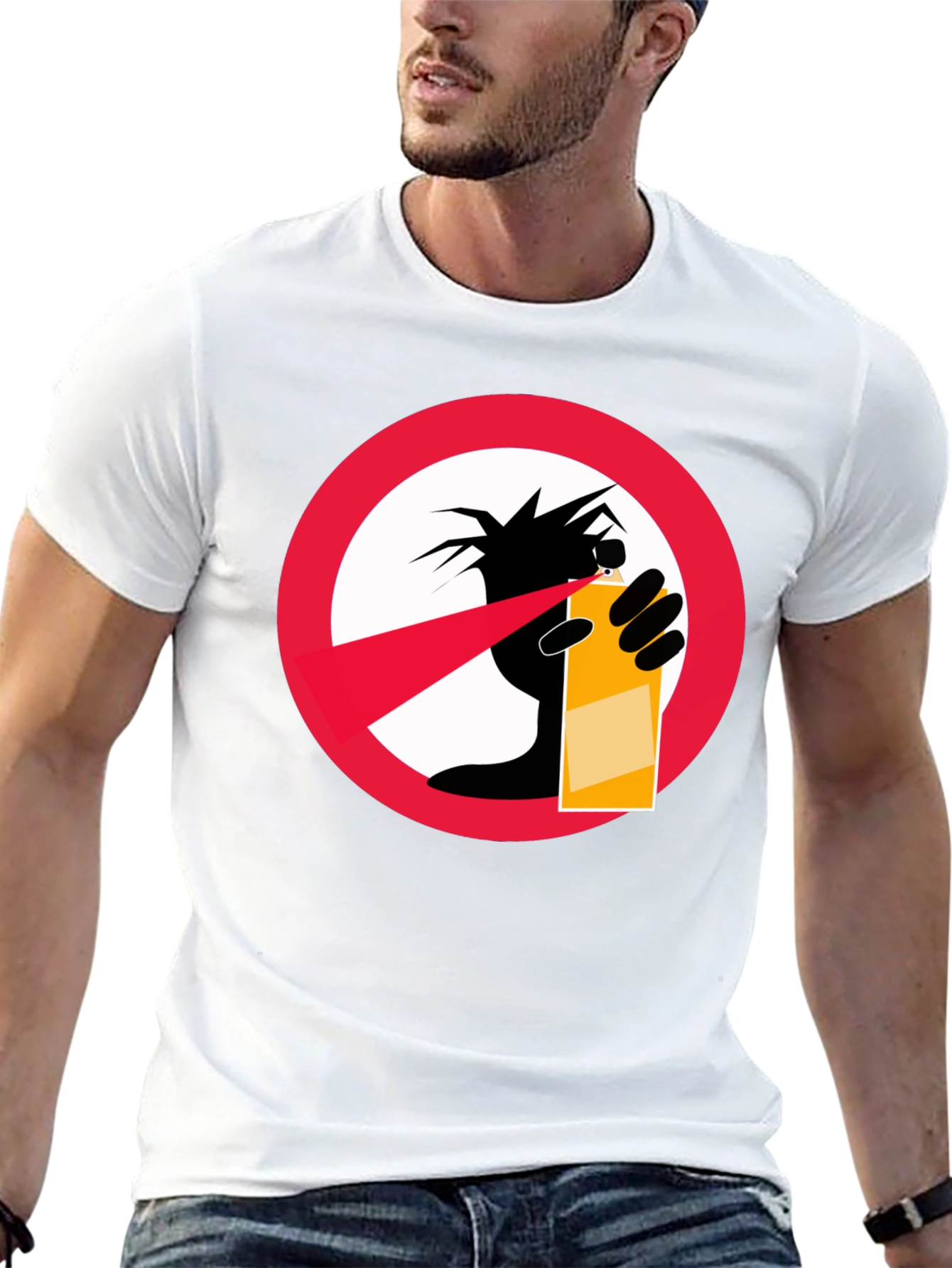 No Graffiti Black T-Shirt