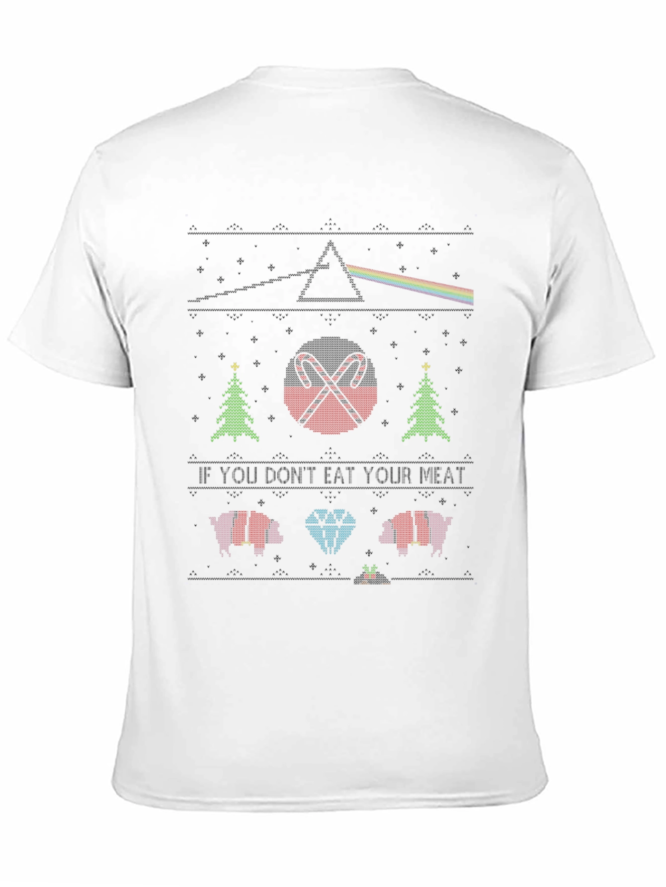 Novelty Christmas Knit Style Tee