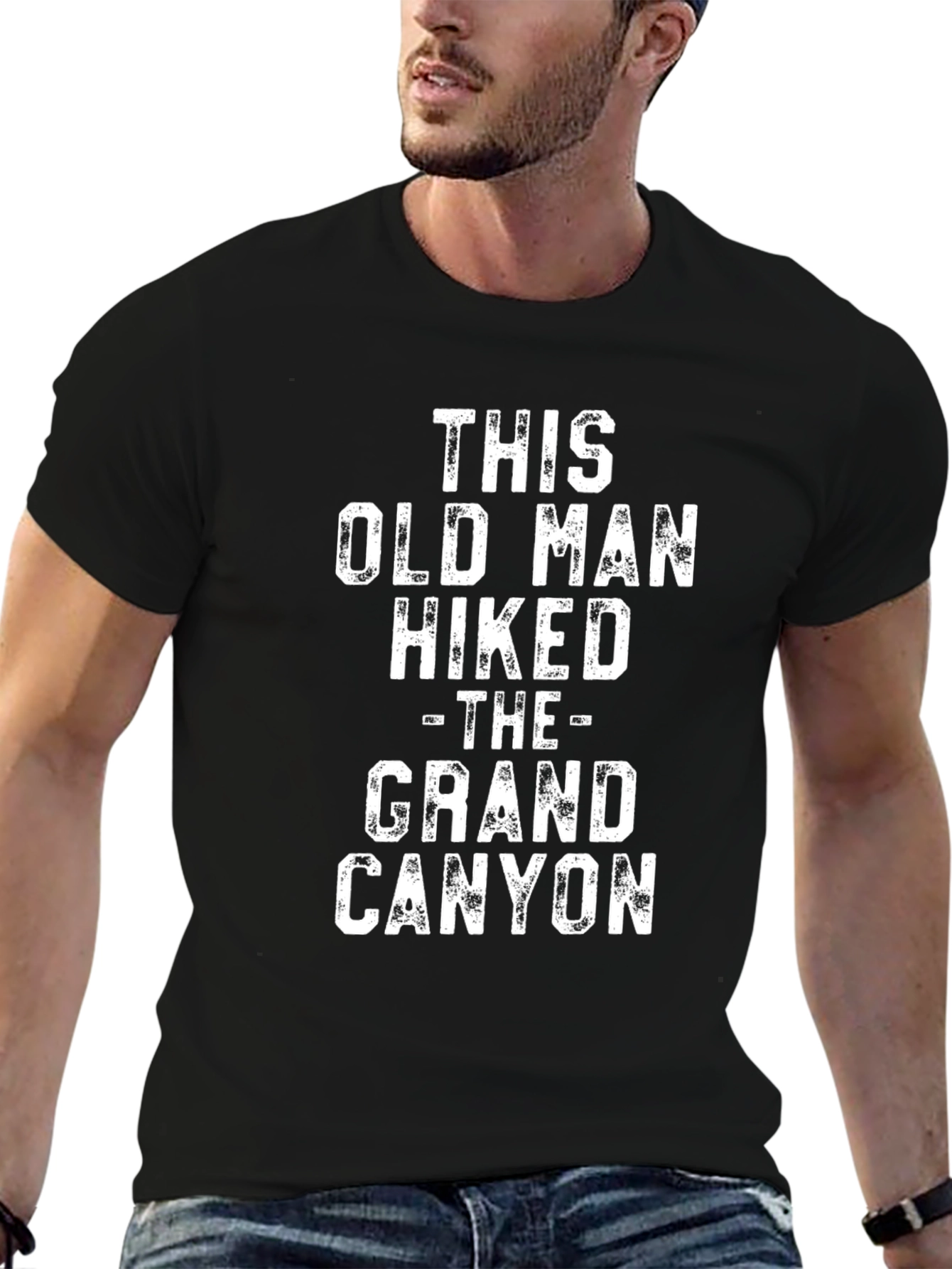 Funny Hiked Grand Canyon Old Man T-Shirt
