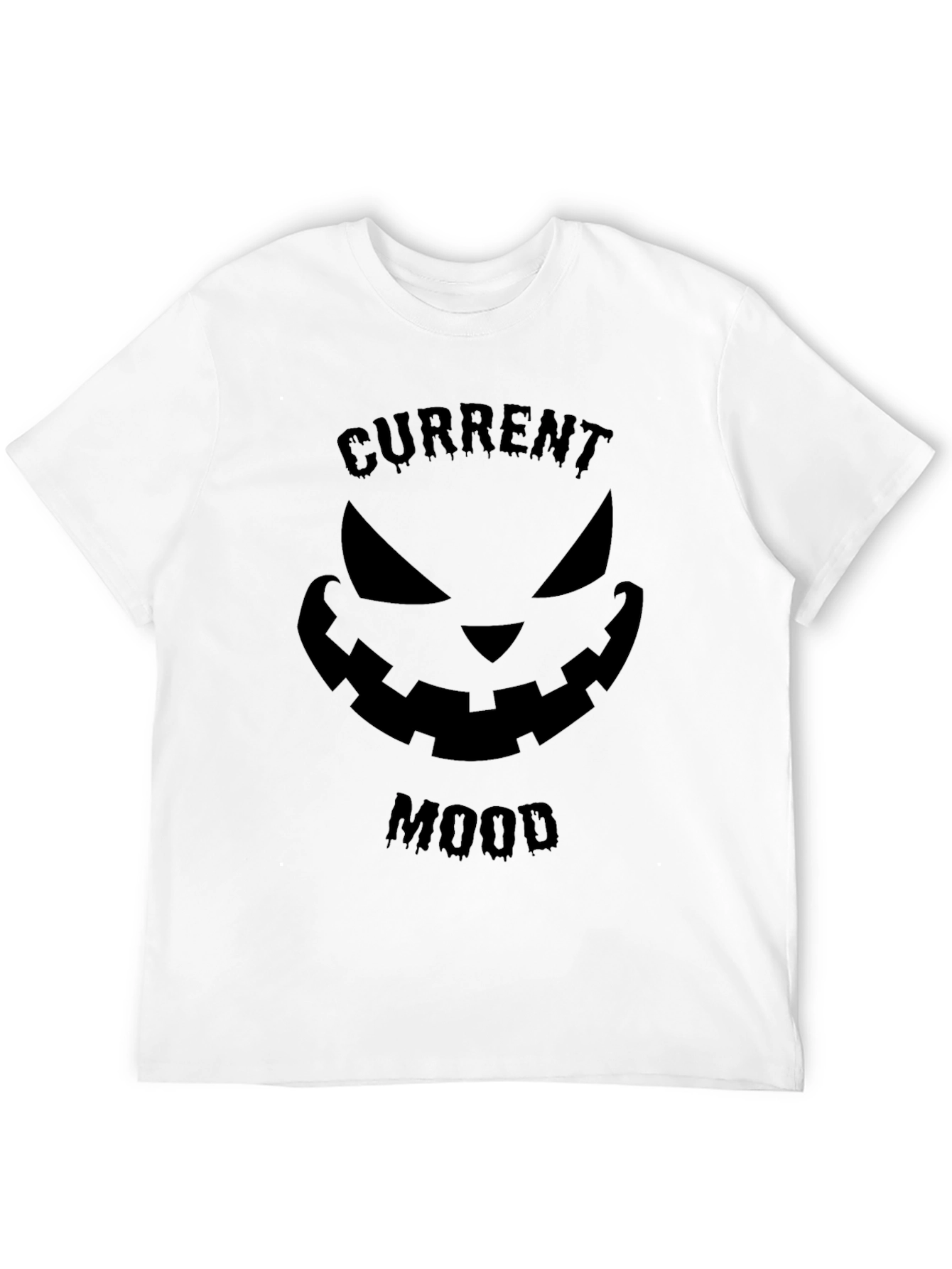 Current Mood Pumpkin Face Graphic Tee