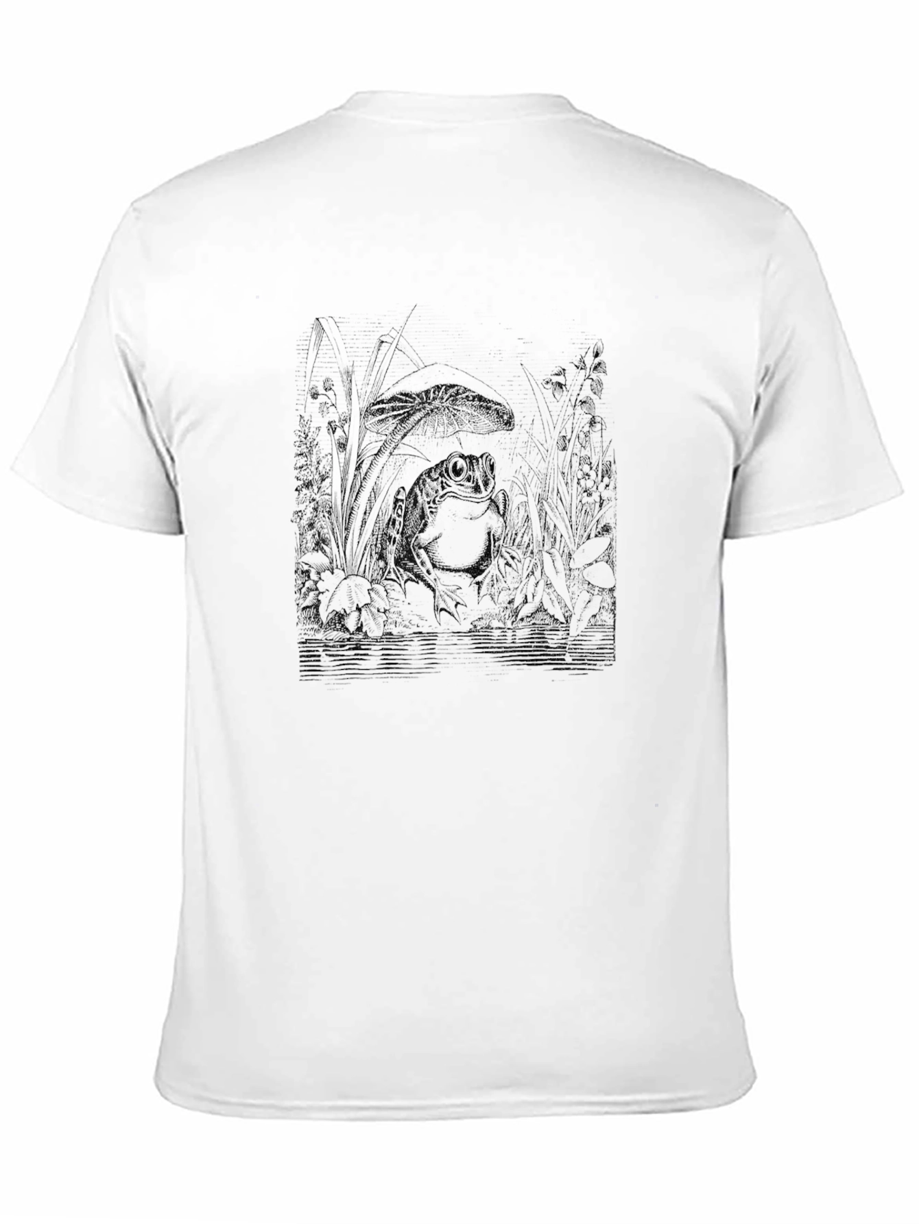 Monochrome Graphic Print T-Shirt