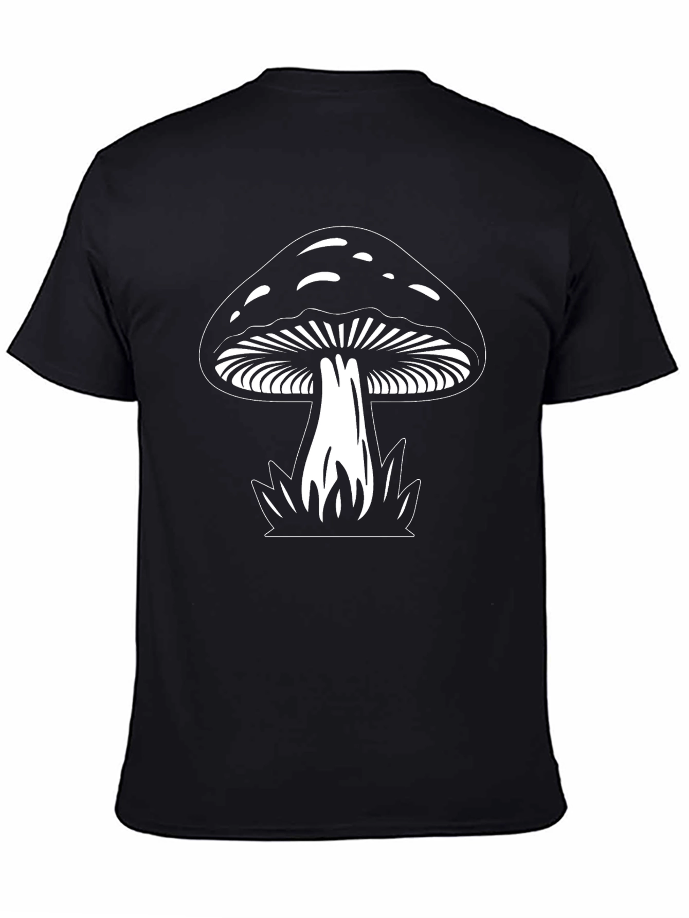 Mushroom Graphic T-Shirt - Black