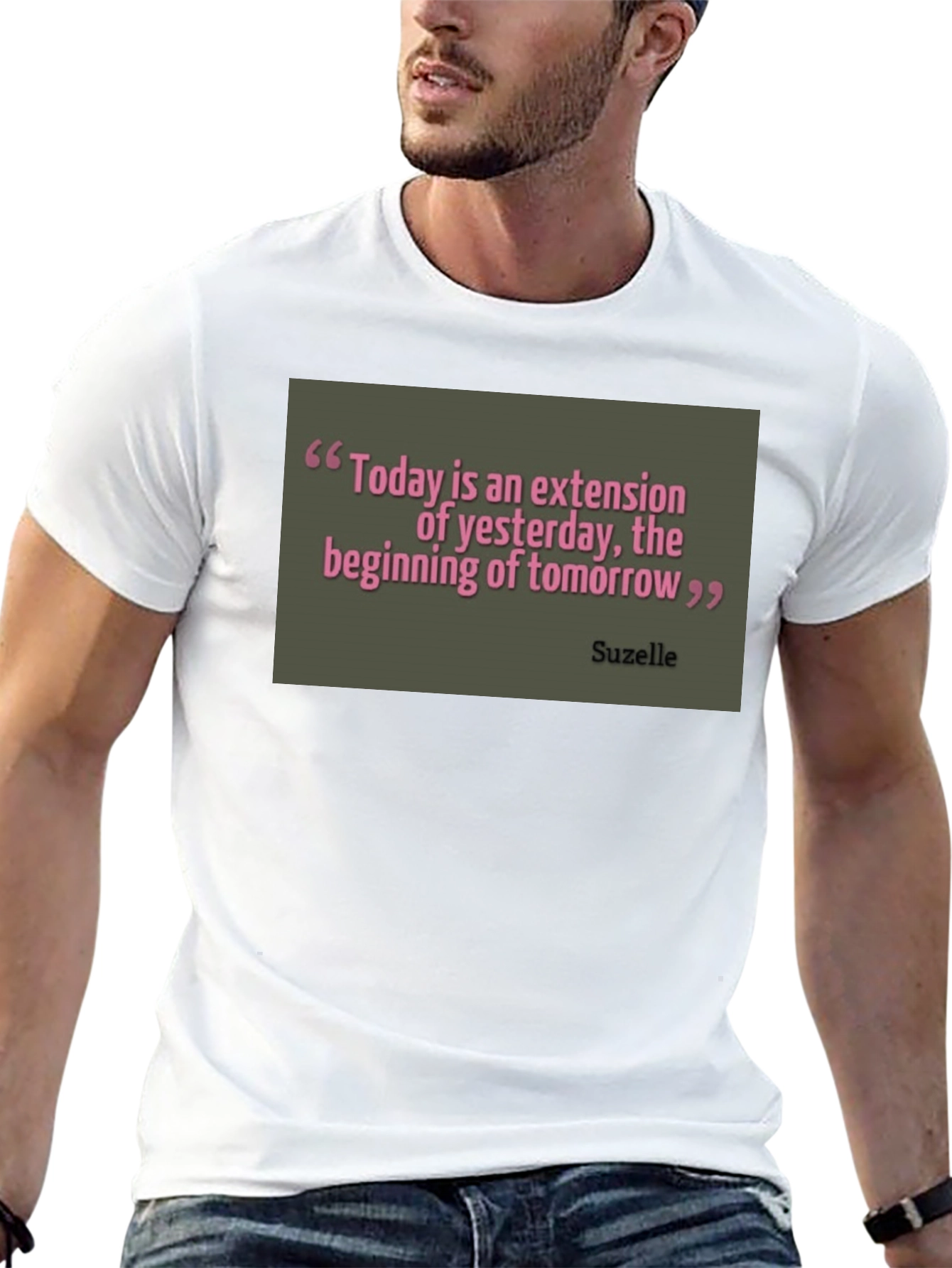 Inspirational Quote Graphic T-Shirt - Today is Extension