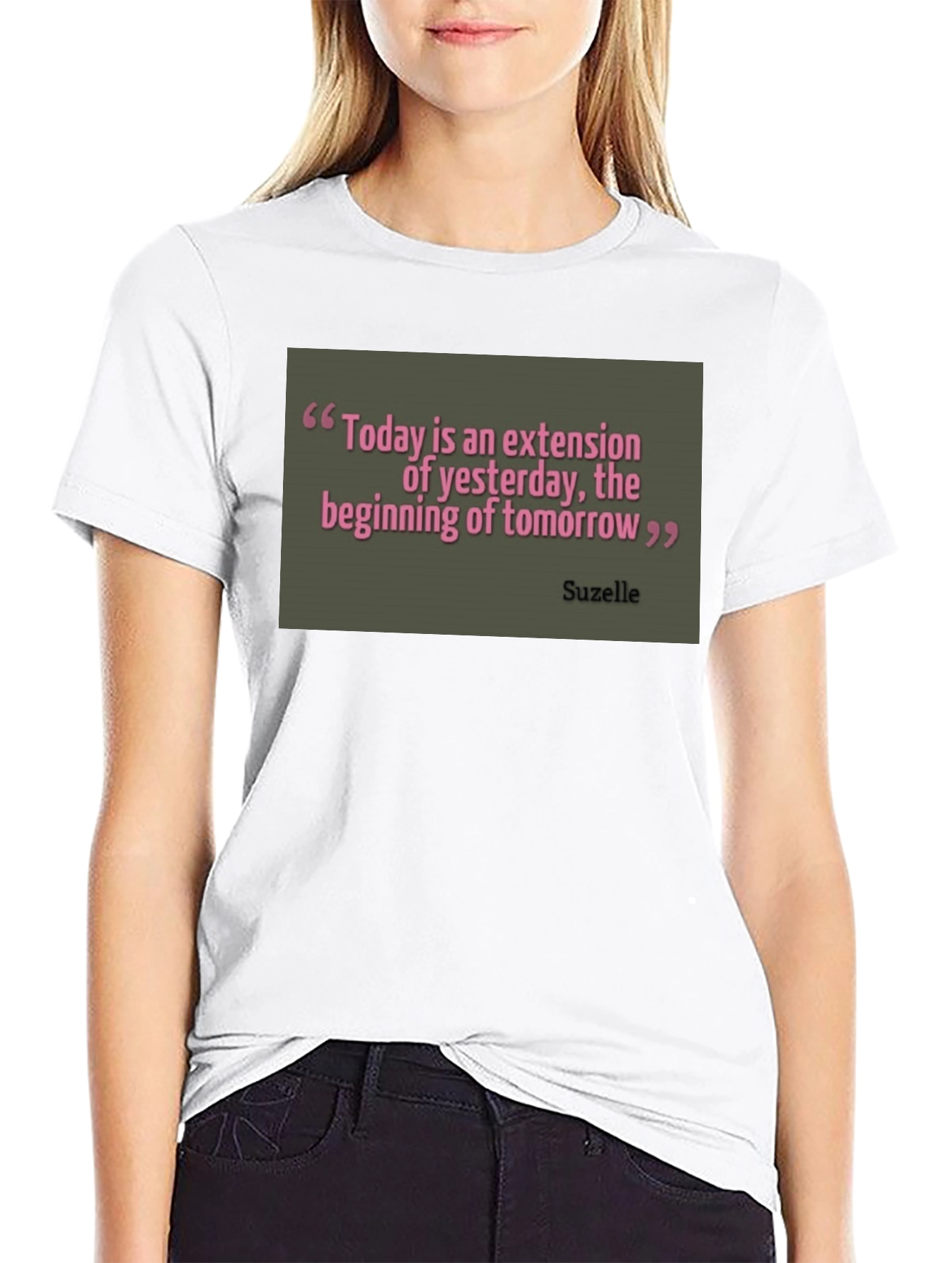Inspirational Quote Graphic T-Shirt - Today is Extension