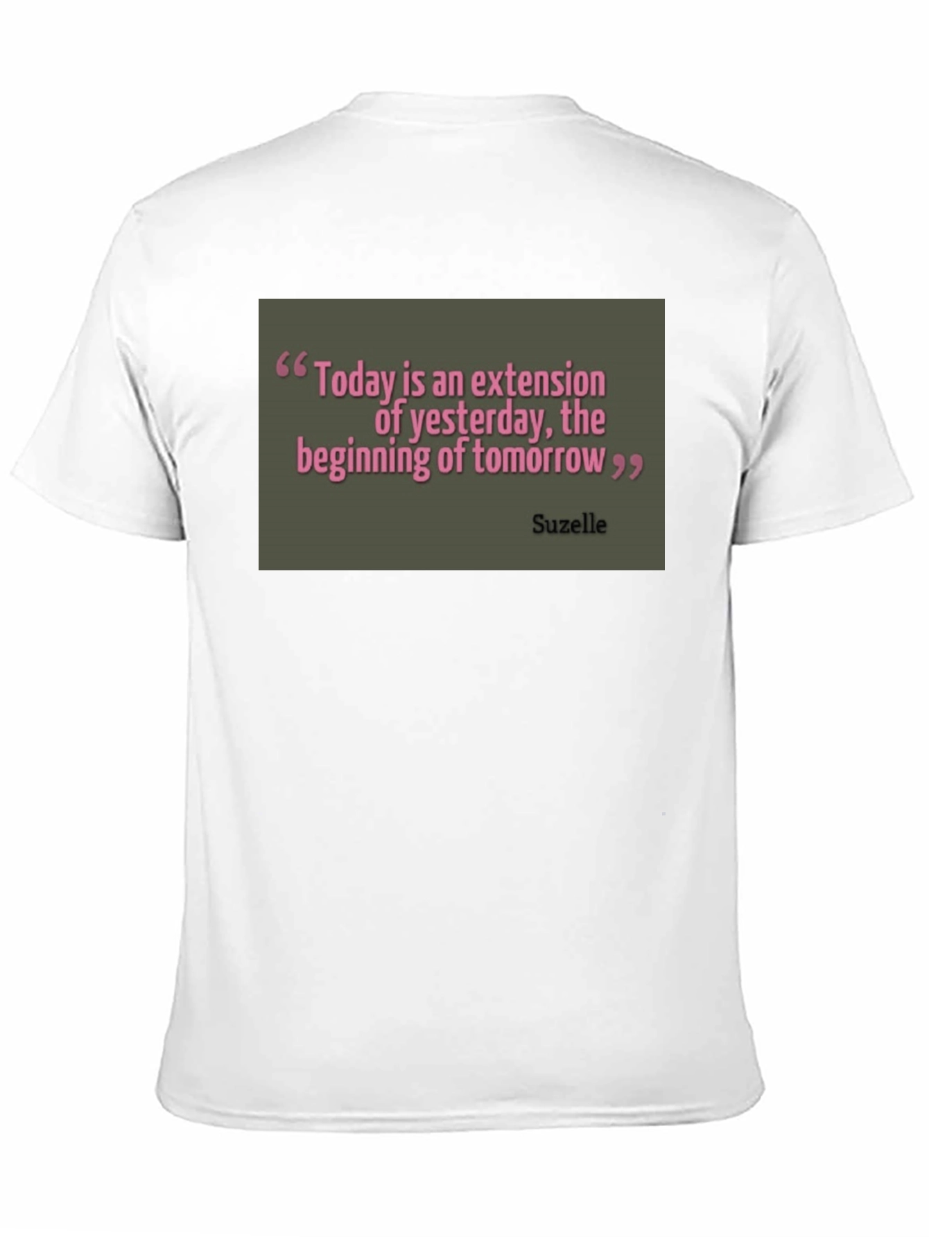 Inspirational Quote Graphic T-Shirt - Today is Extension