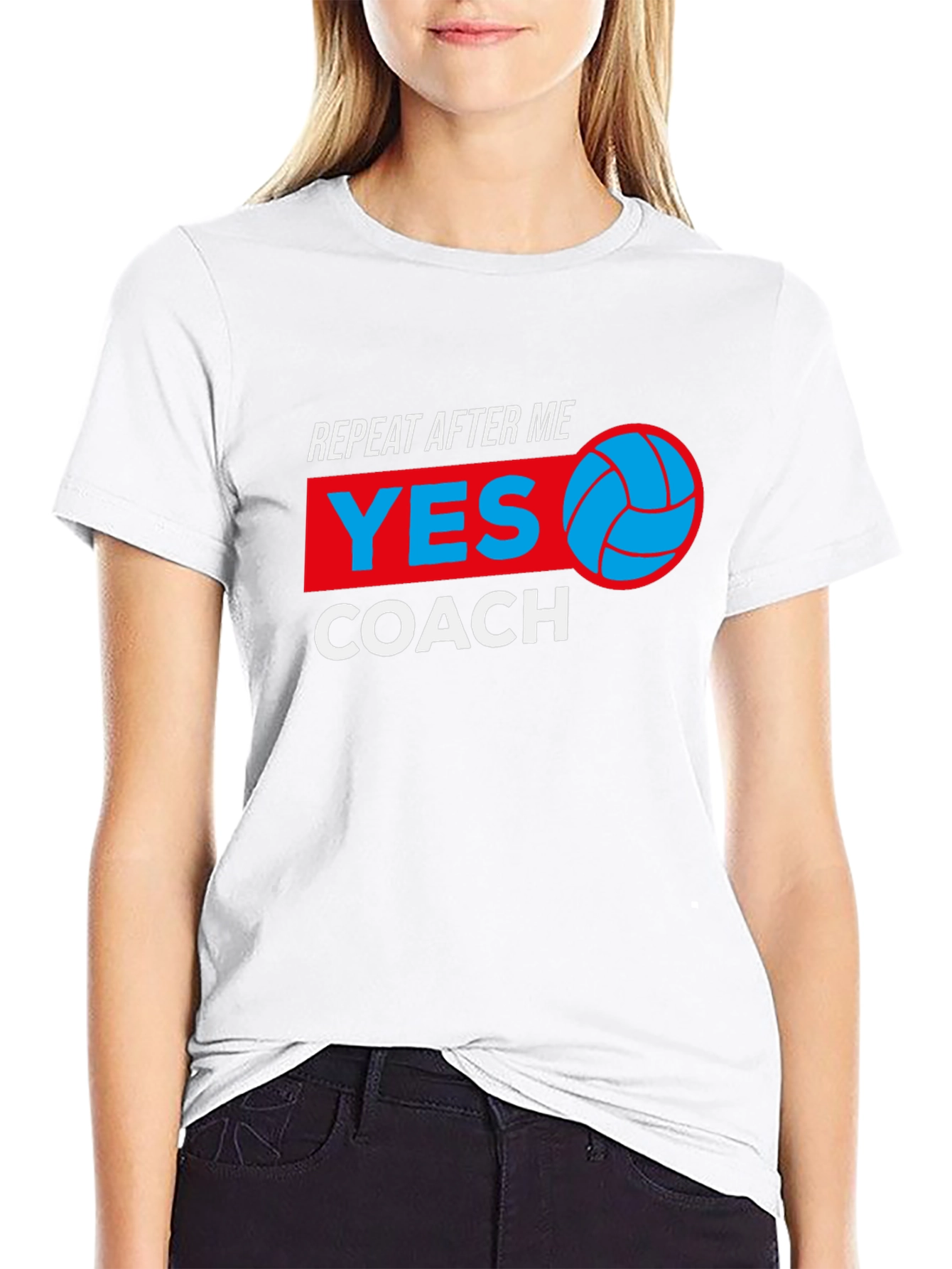 Volleyball Coach Graphic Tee
