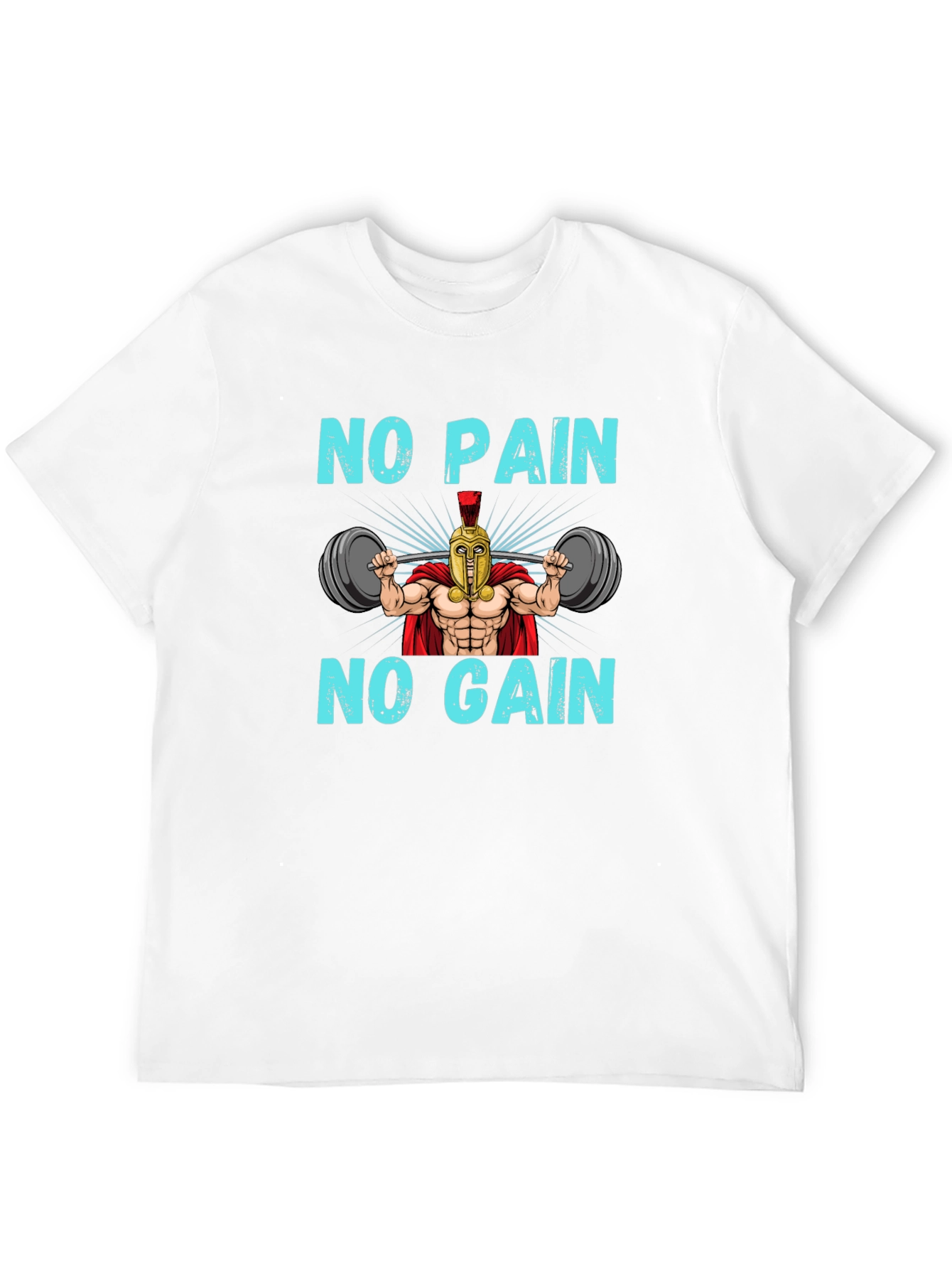 No Pain No Gain Spartan Gym T-Shirt