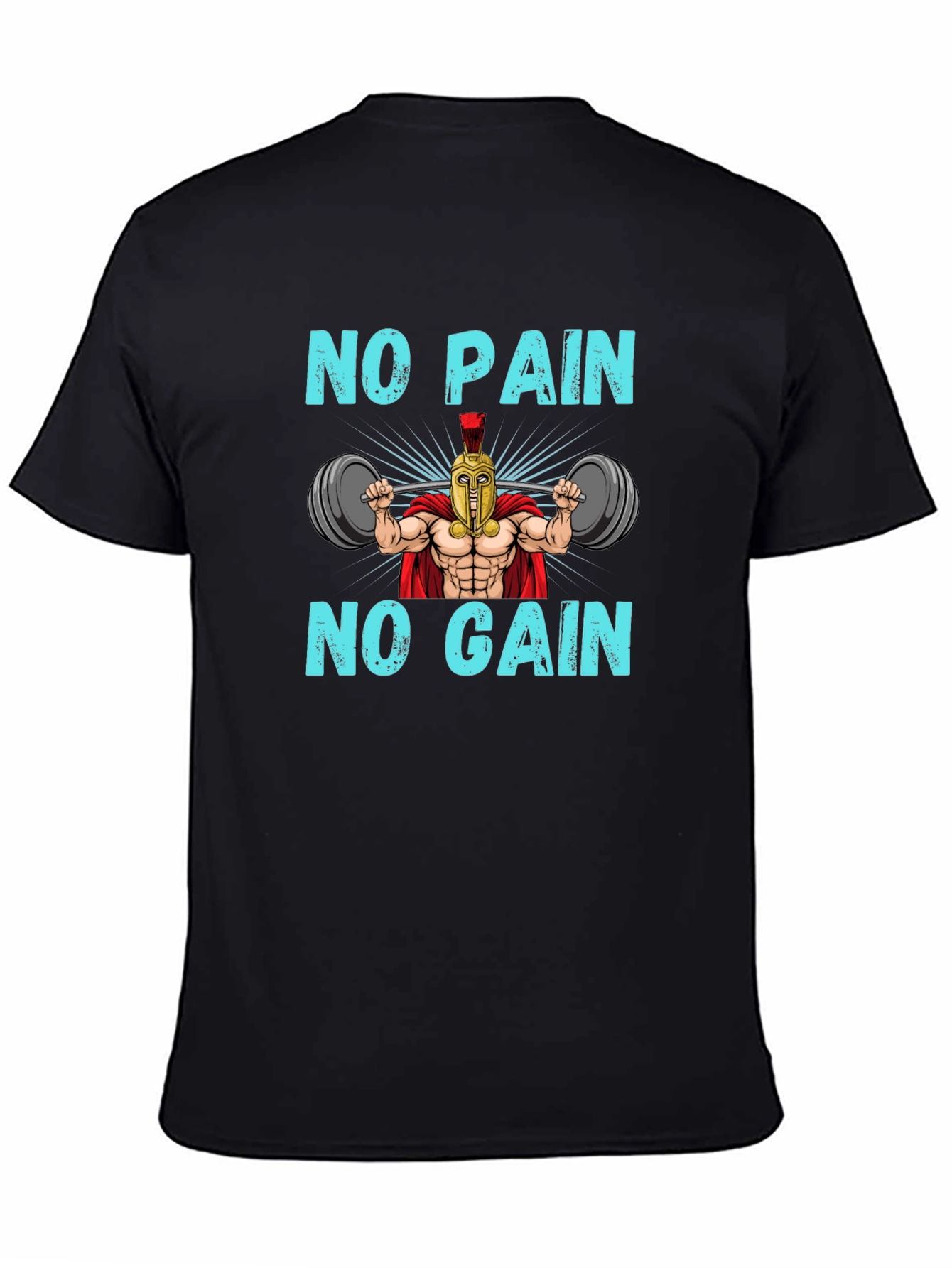 No Pain No Gain Spartan Gym T-Shirt