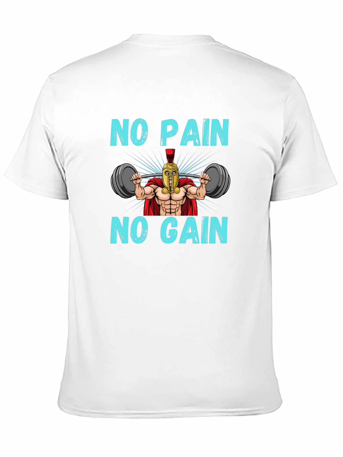 No Pain No Gain Spartan Gym T-Shirt