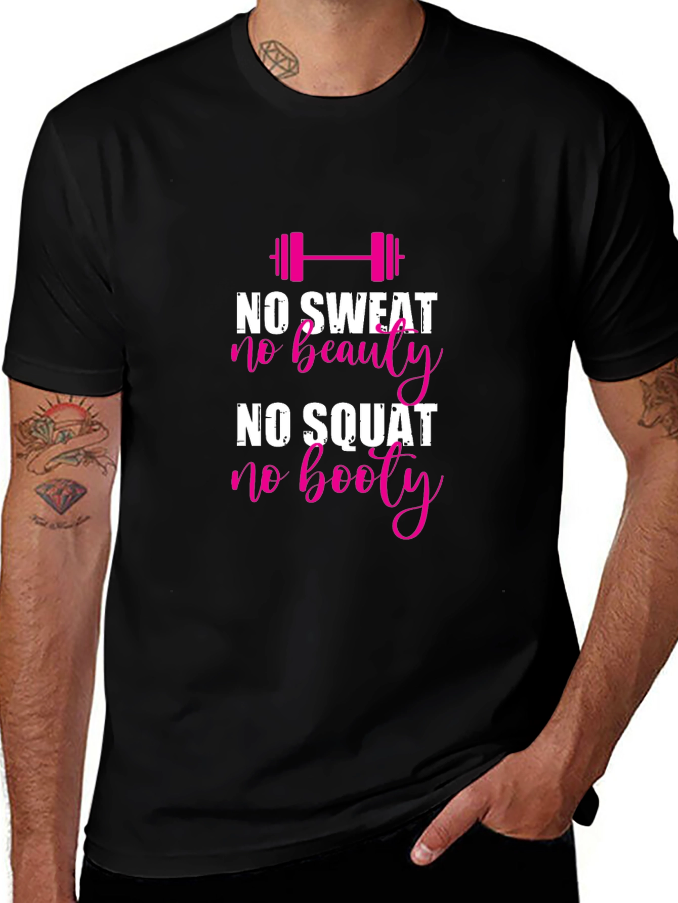 No Sweat No Beauty Gym T-Shirt