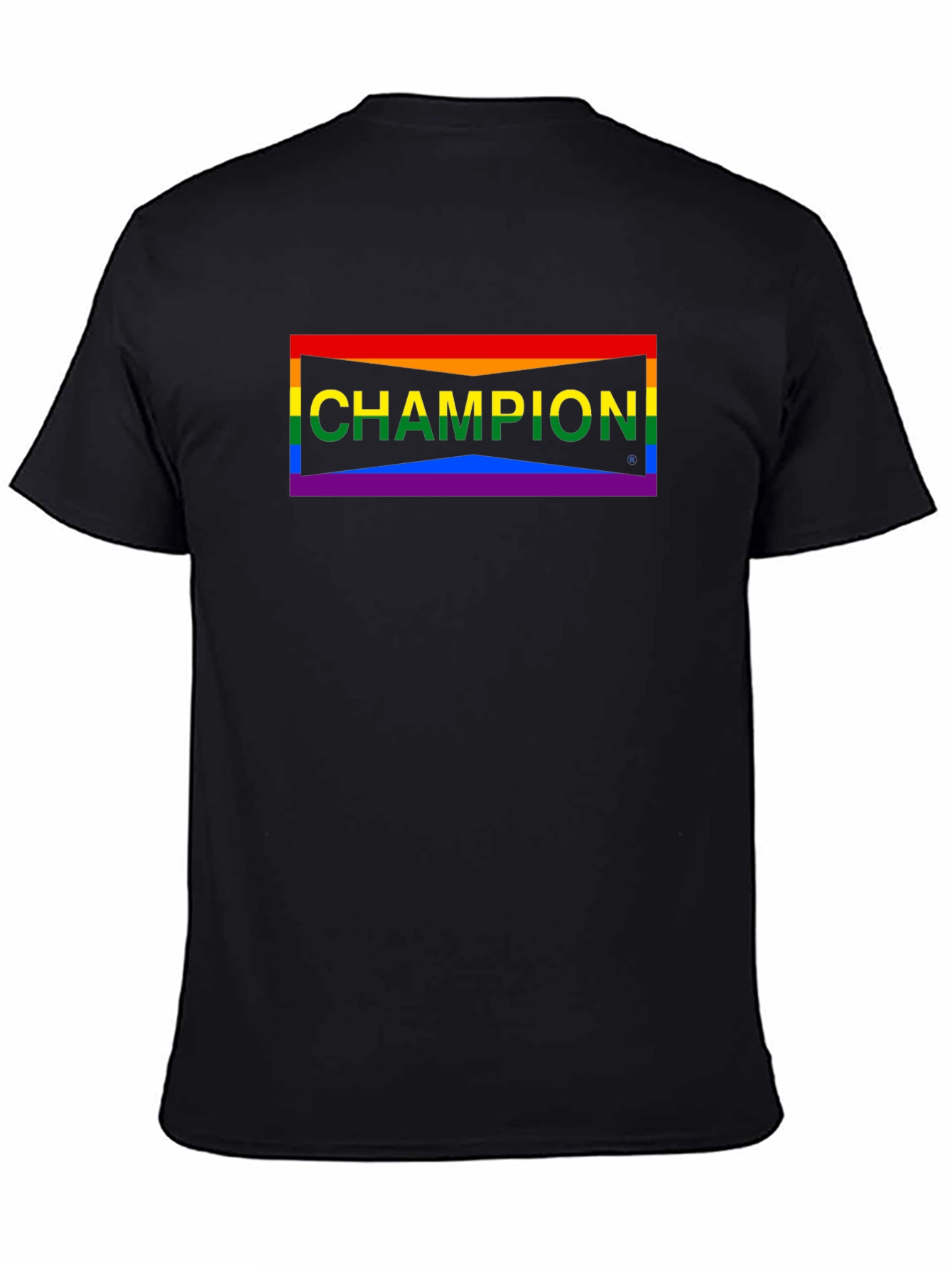 Champion Pride Black T-Shirt