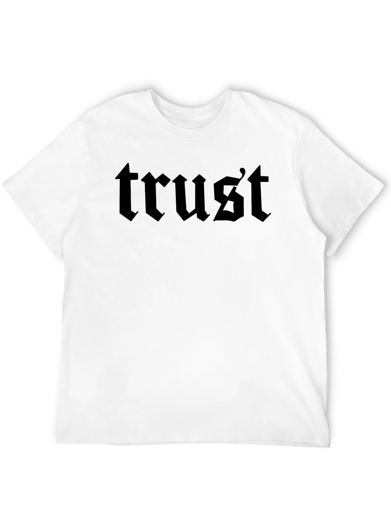 Trust Gothic Style Black T-Shirt