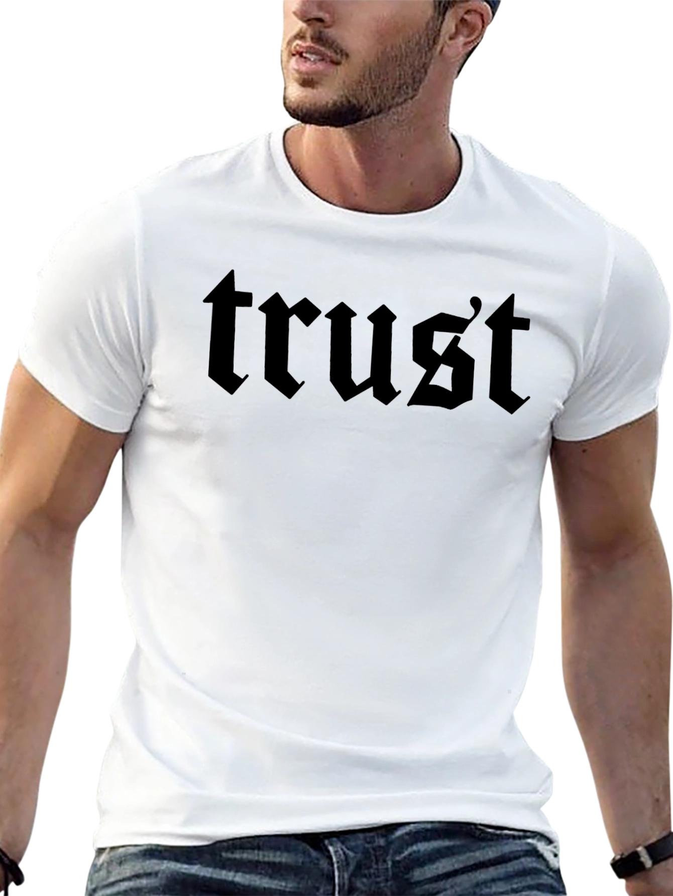 Trust Gothic Style Black T-Shirt