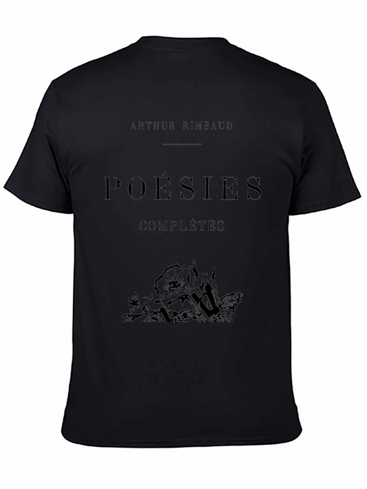 Arthur Rimbaud Poésies Complètes Black T-Shirt