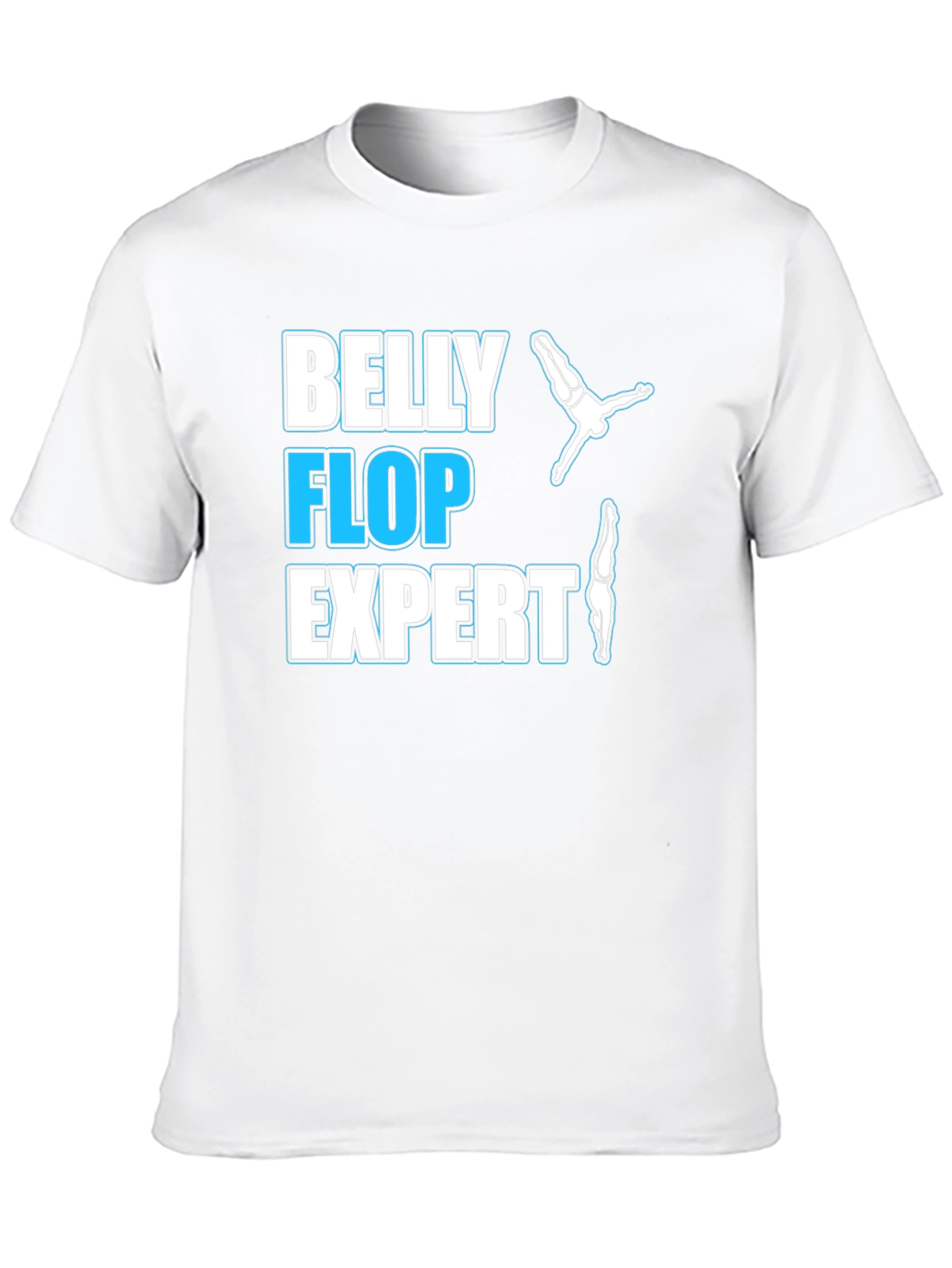 Belly Flop Expert T-Shirt - Funny Diving Tee