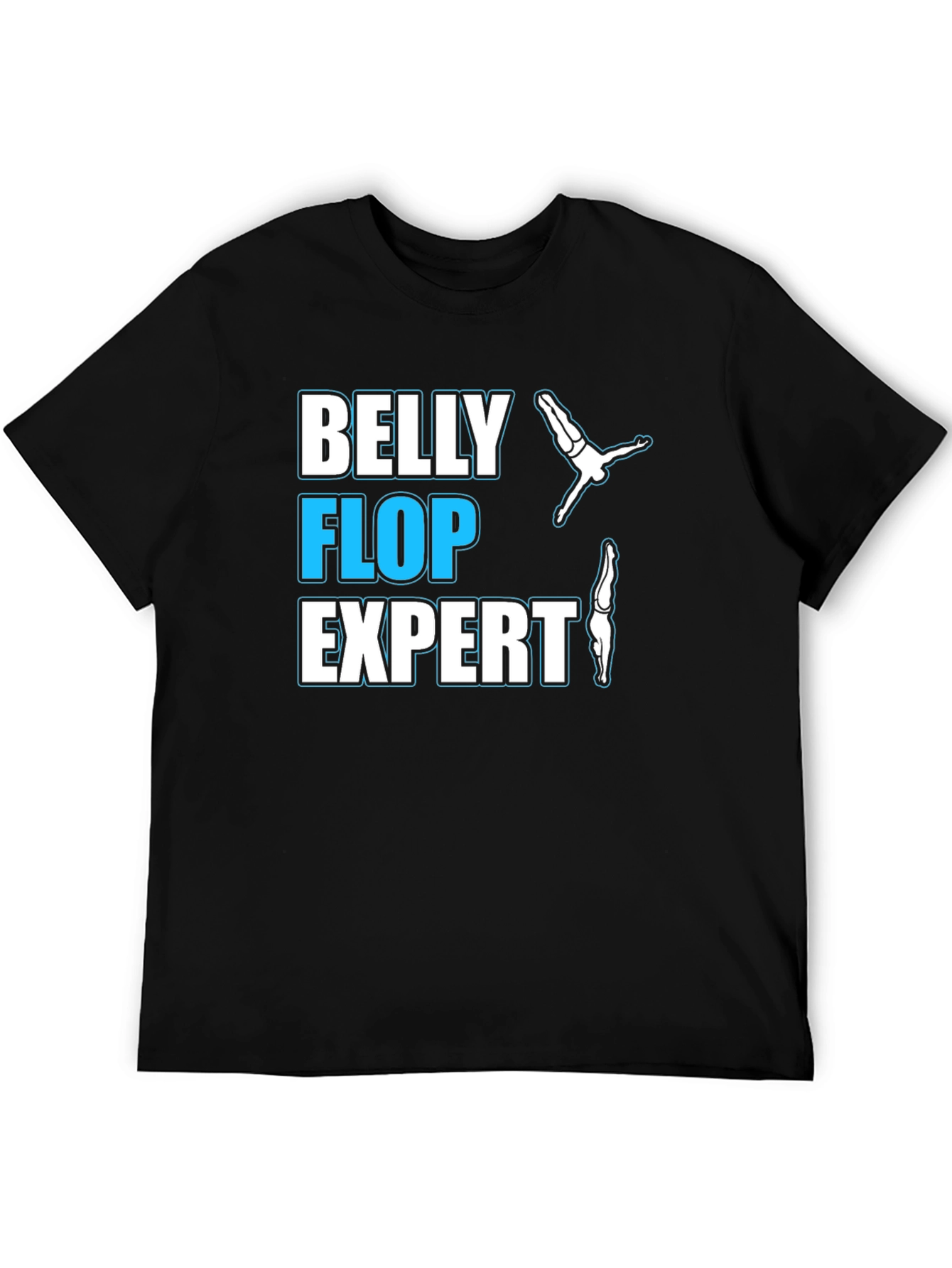 Belly Flop Expert T-Shirt - Funny Diving Tee