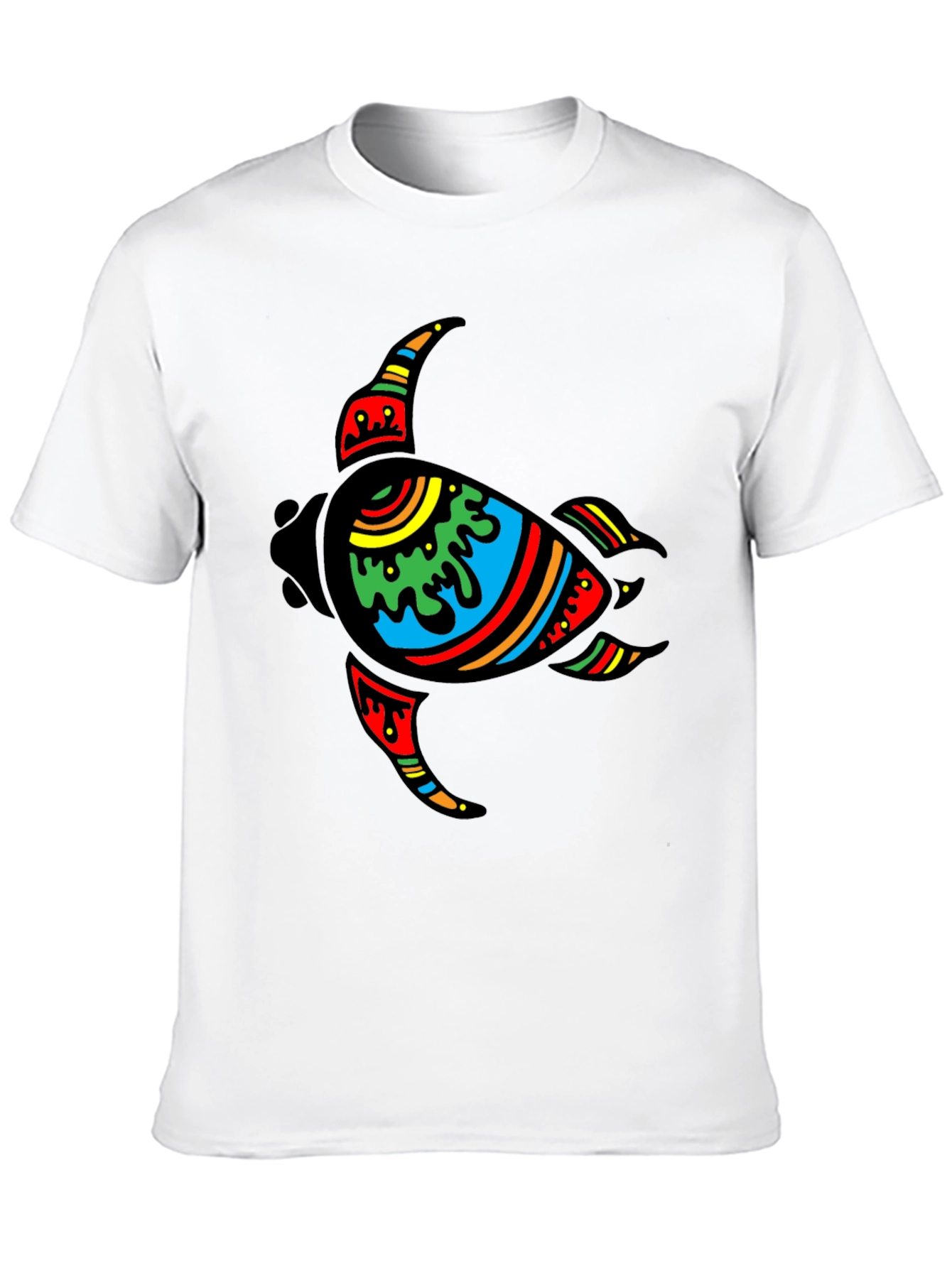 Turtle Graphic Black T-Shirt