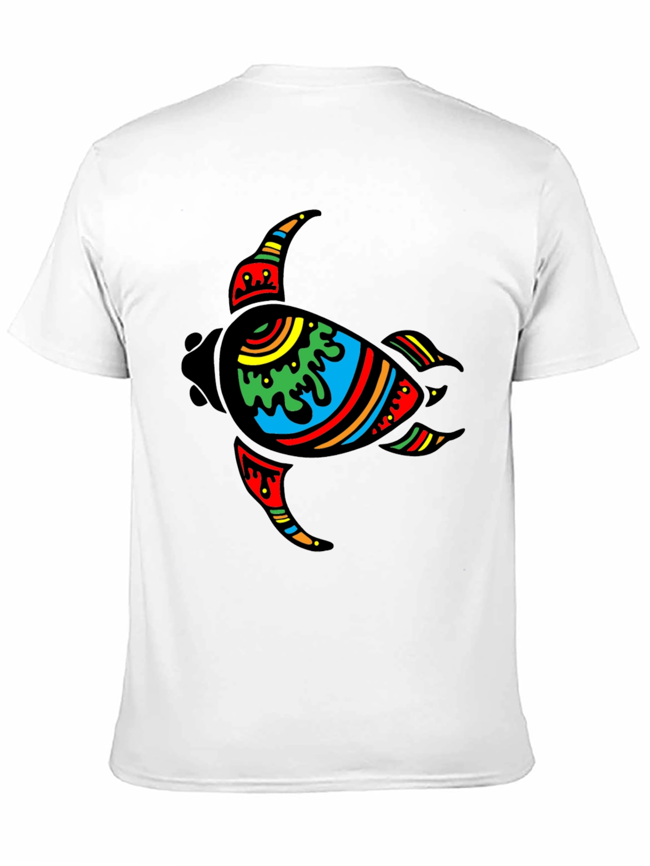 Turtle Graphic Black T-Shirt
