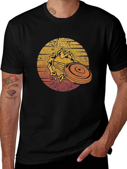 Clay Target Shooting Retro Style T-Shirt