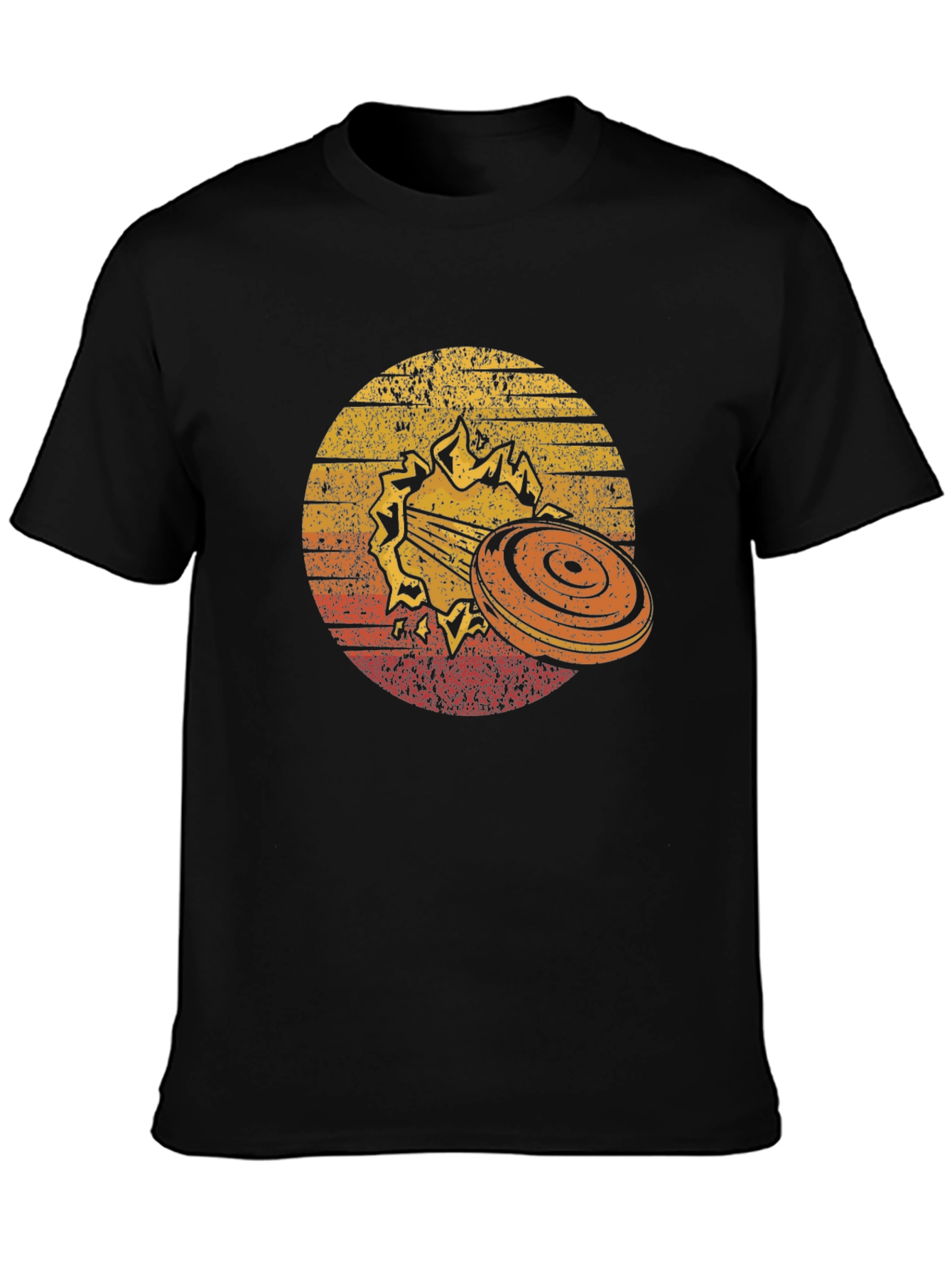 Clay Target Shooting Retro Style T-Shirt
