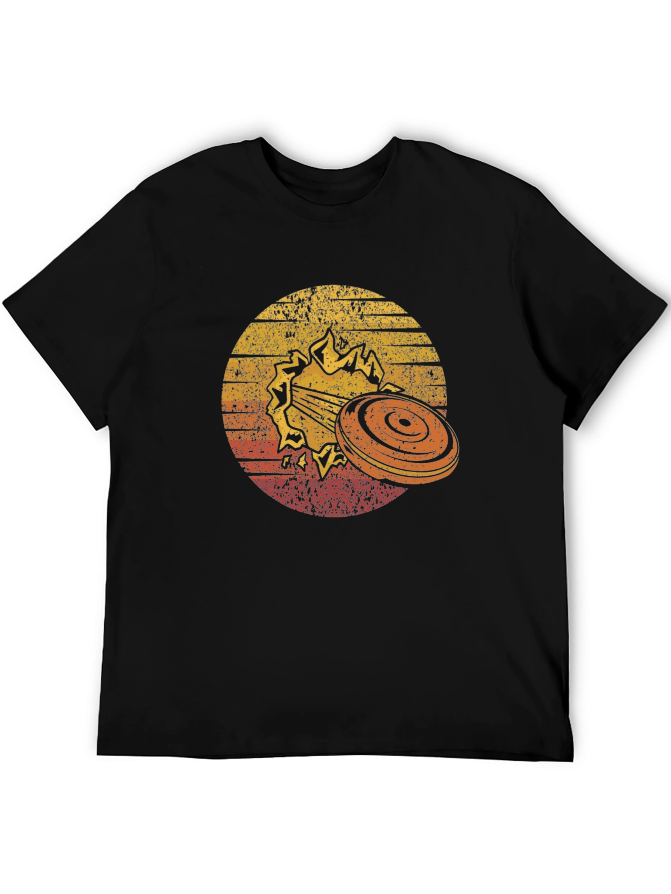 Clay Target Shooting Retro Style T-Shirt