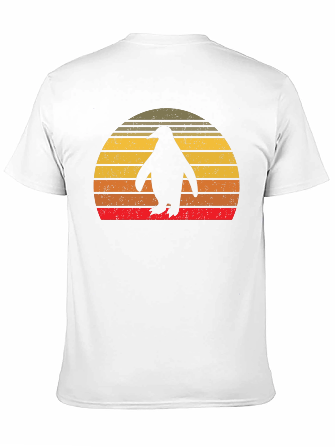 Retro Penguin Sunset T-Shirt