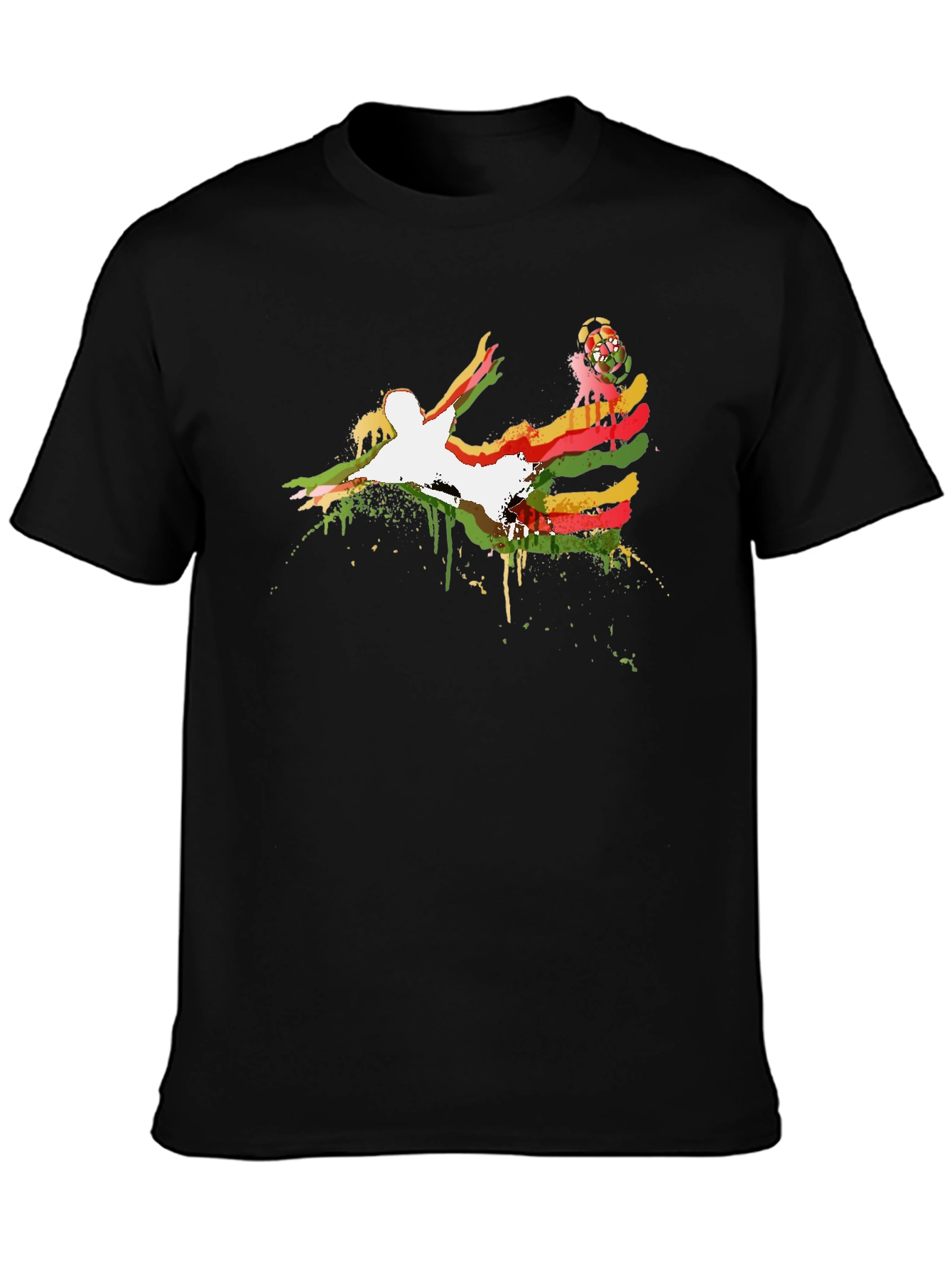 Soccer Kick Graphic T-Shirt - Unique Style