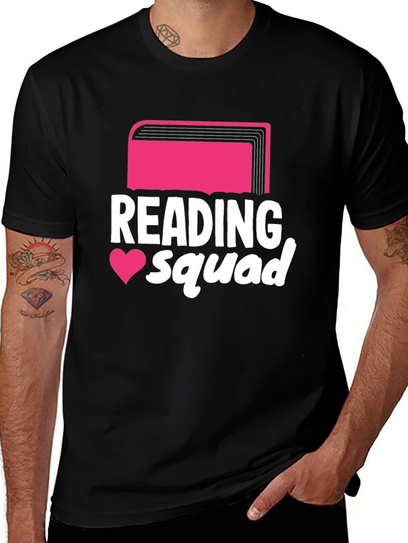 Reading Squad Graphic Tee - Book Lover Shirt